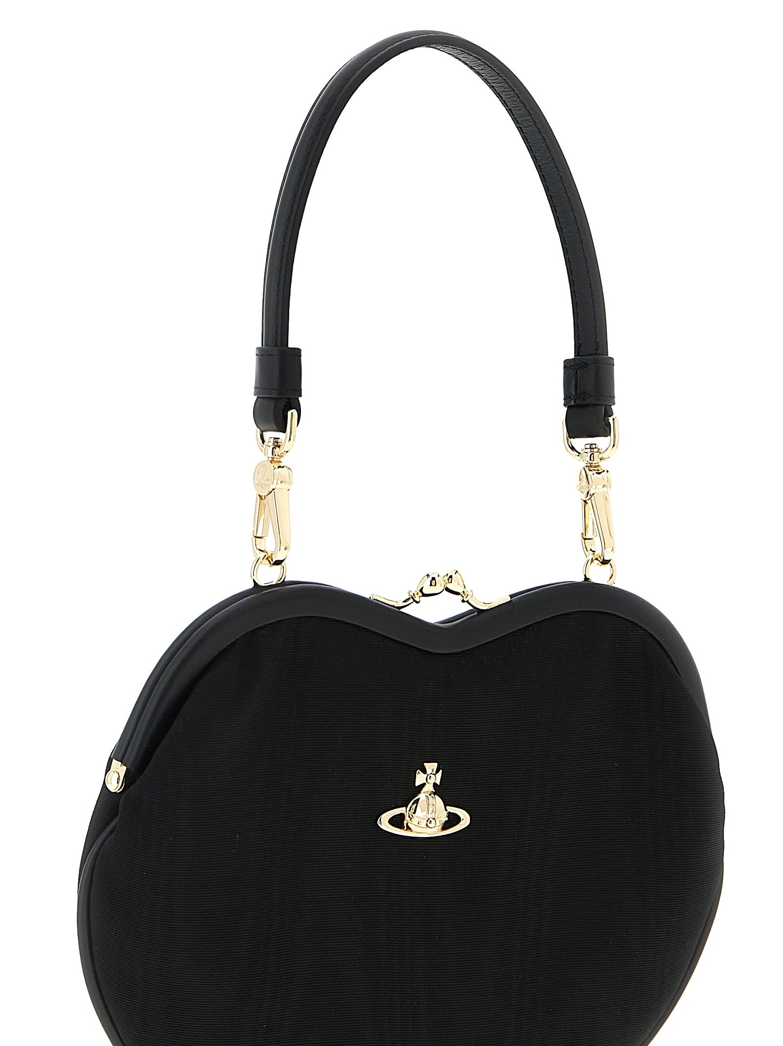 Black Viscose Handbag