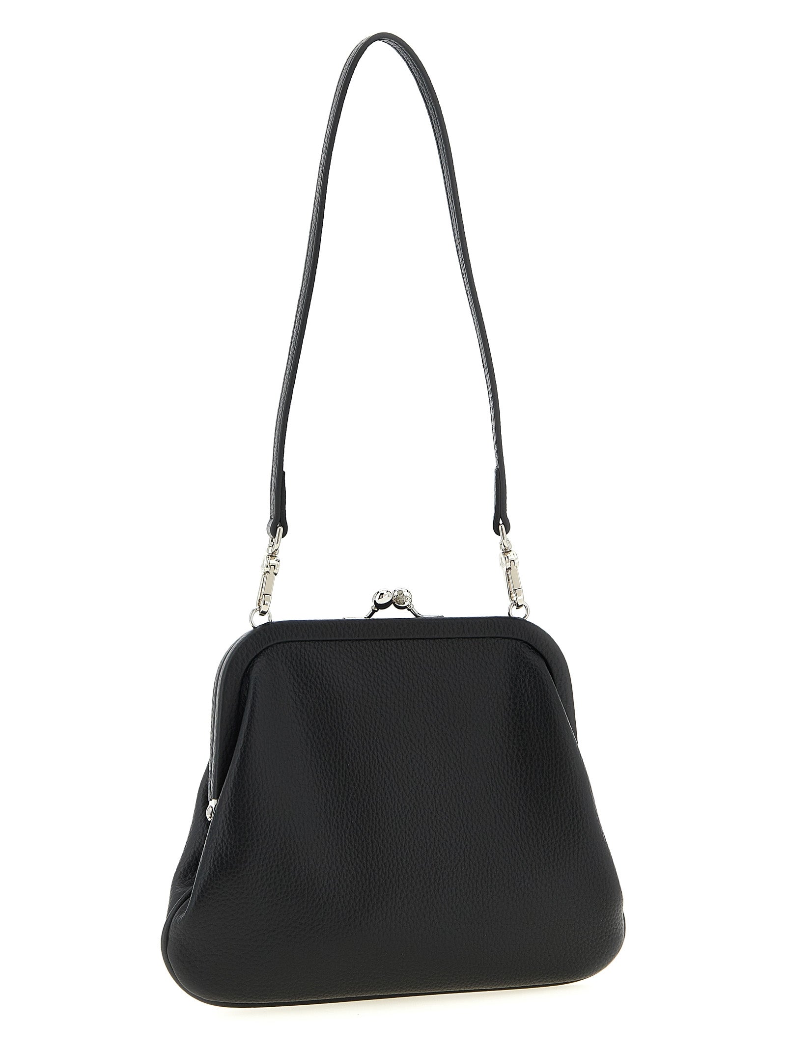 Black Polyethylene Clutch Bag