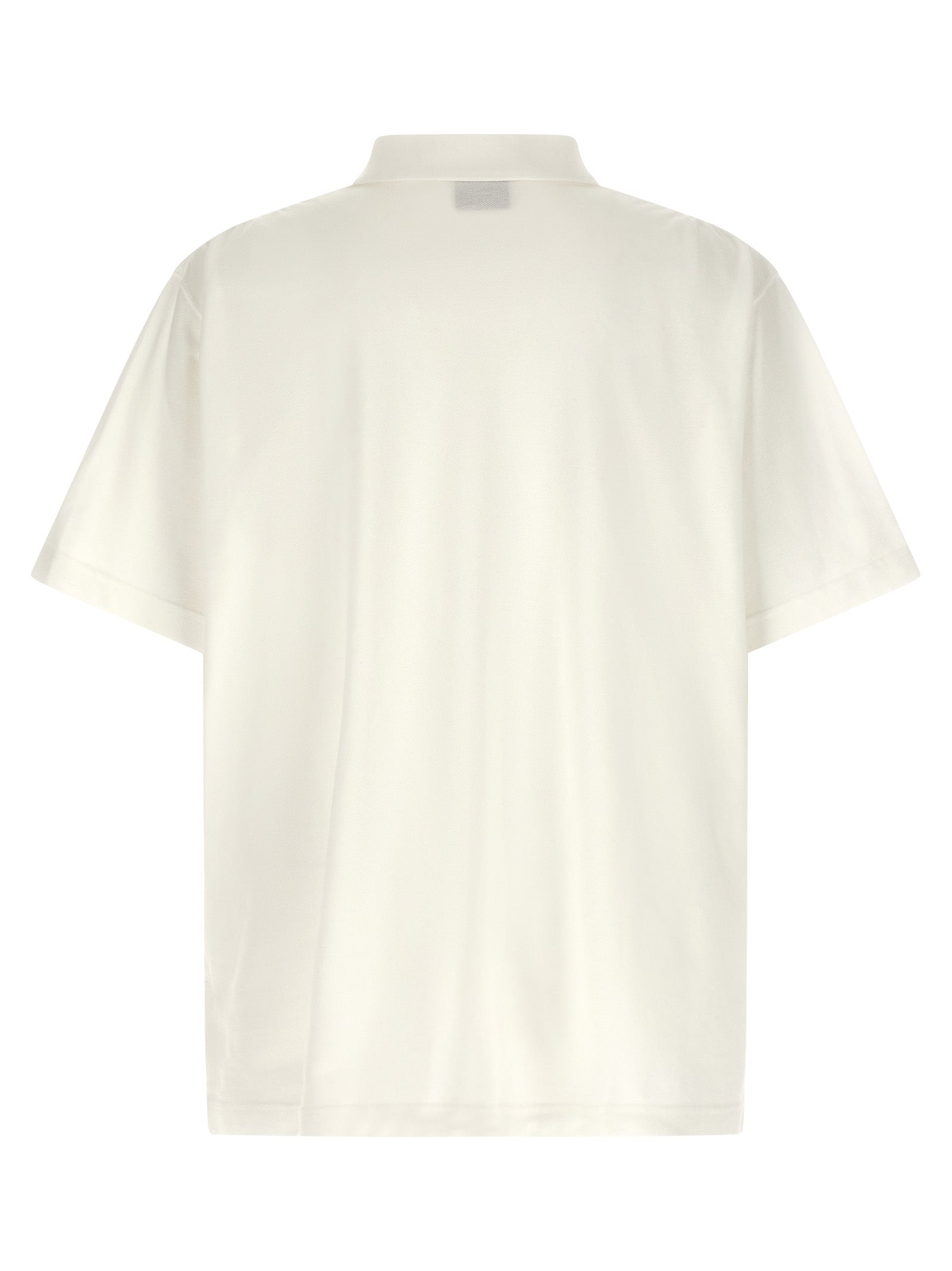 White Cotton Polo Shirt