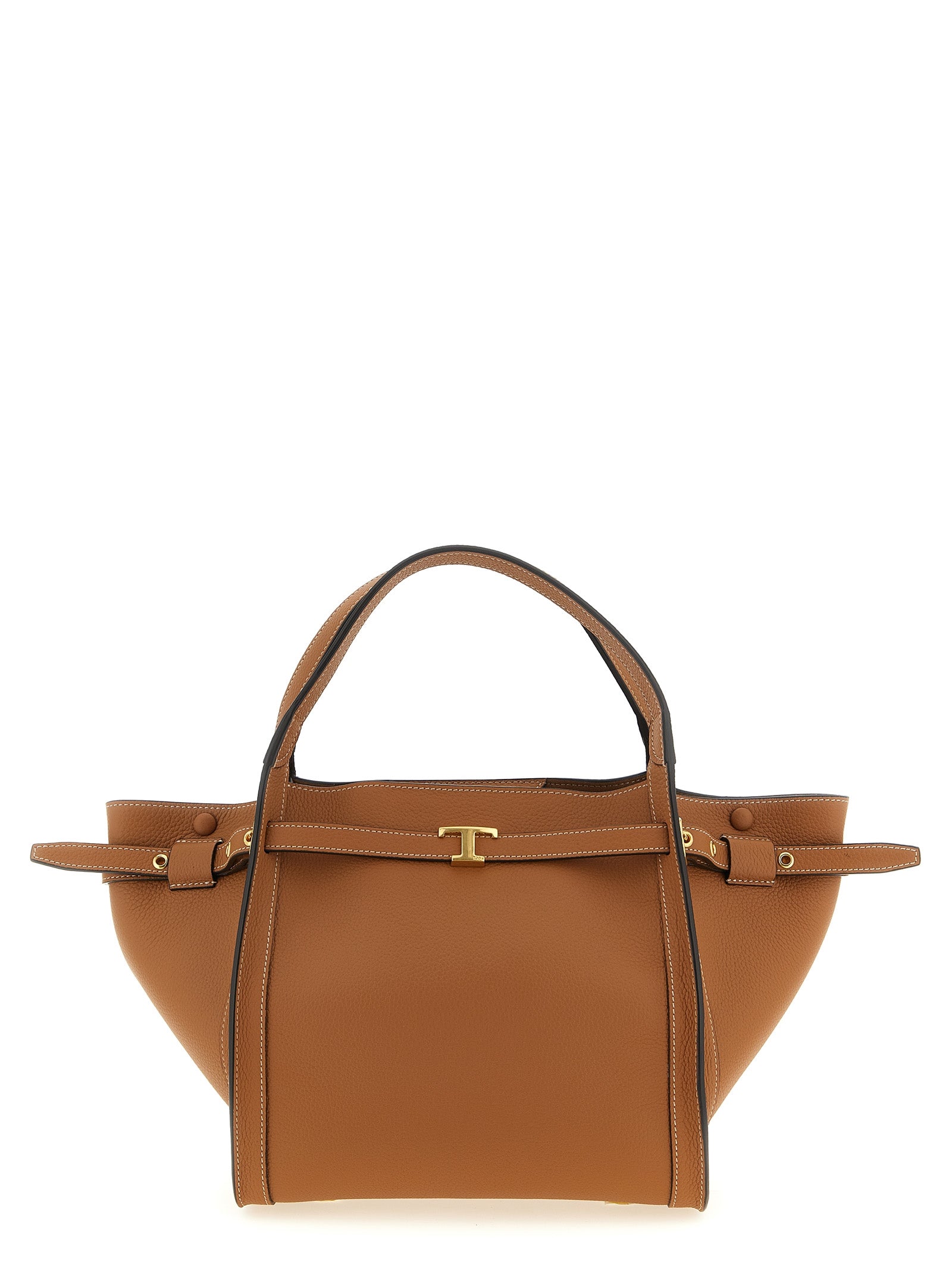 Brown Calfskin Tote Bag