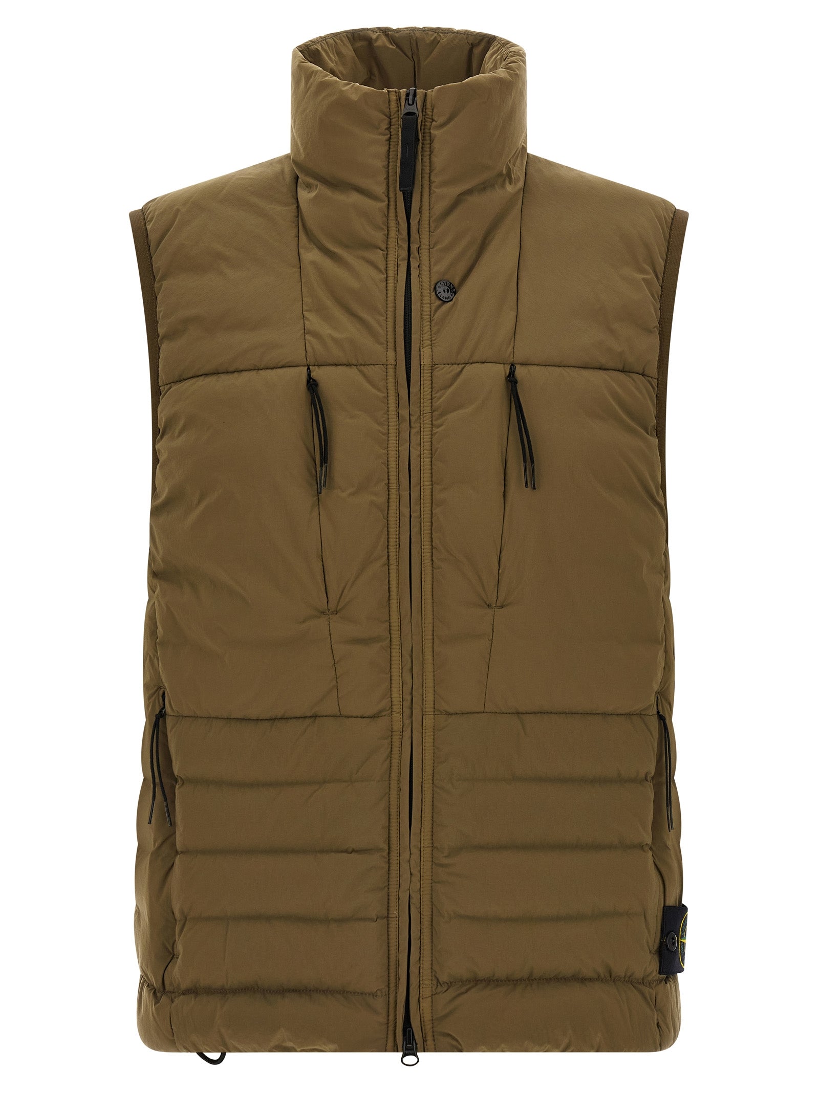 Bicolor Polyamide Sleeveless Jacket