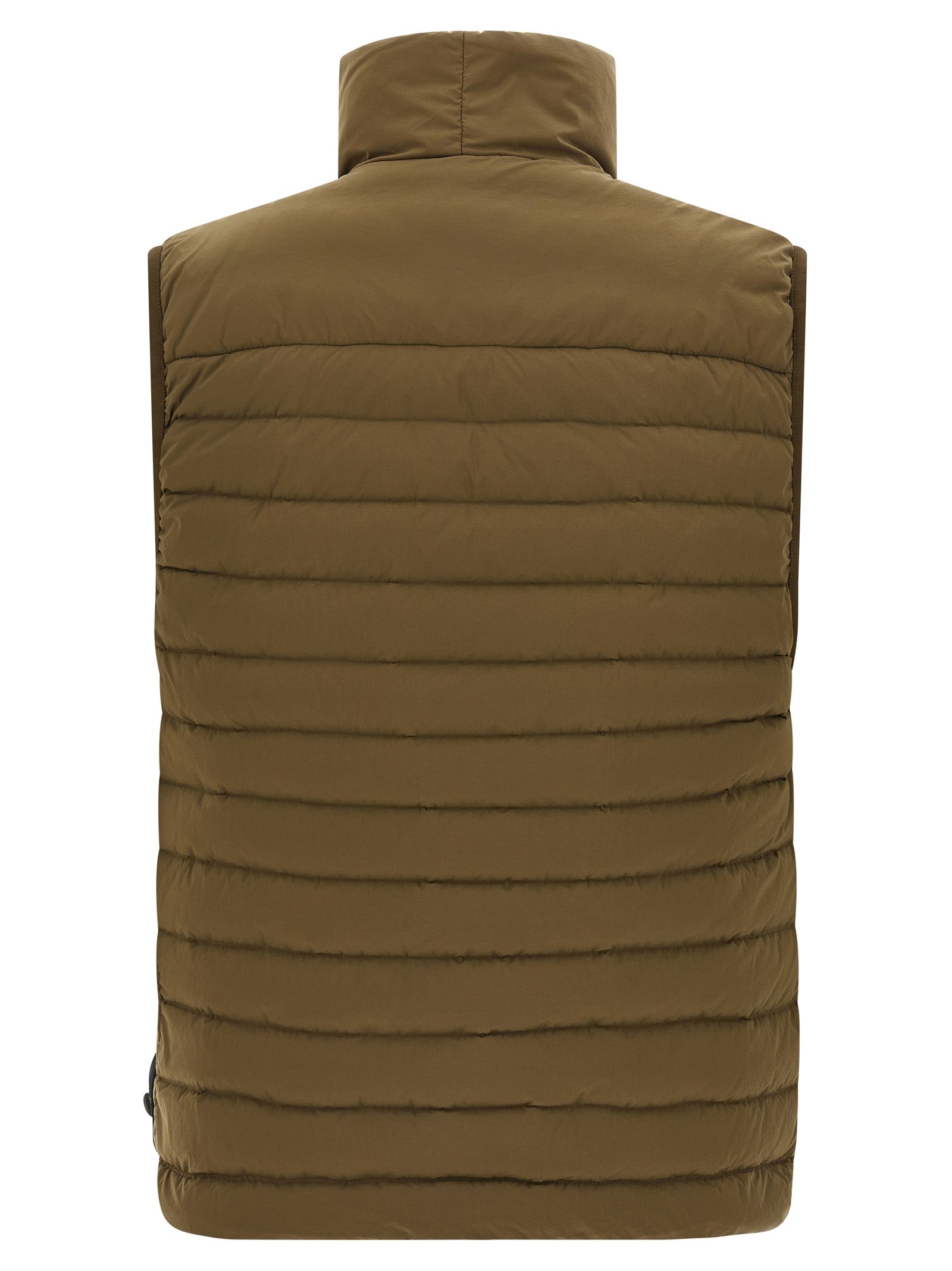 Bicolor Polyamide Sleeveless Jacket