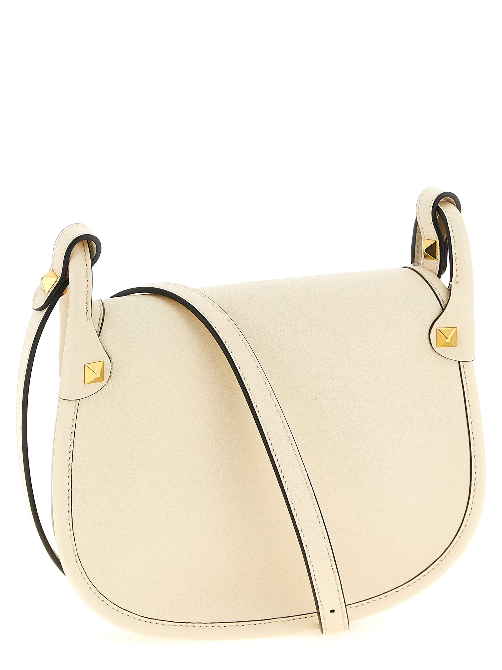 White Calfskin Shoulder Bag