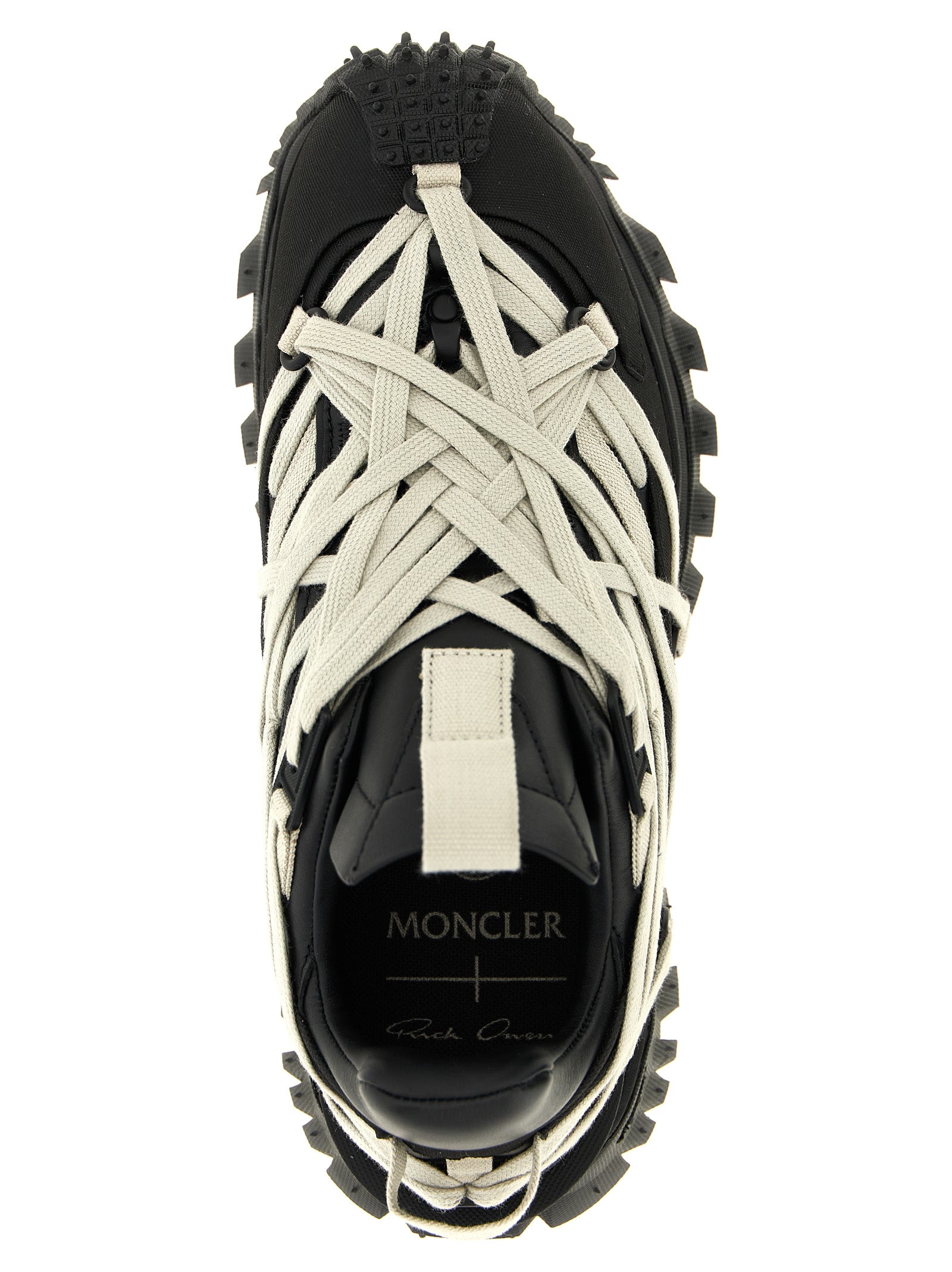 Black Cowhide Athletic Sneakers