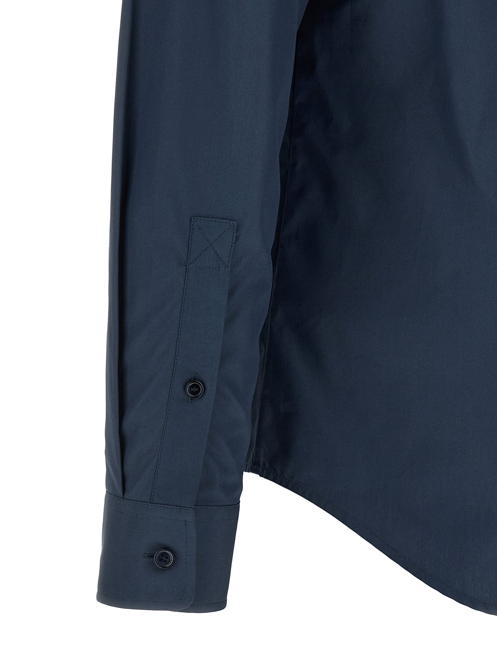 Blue Cotton Blouse