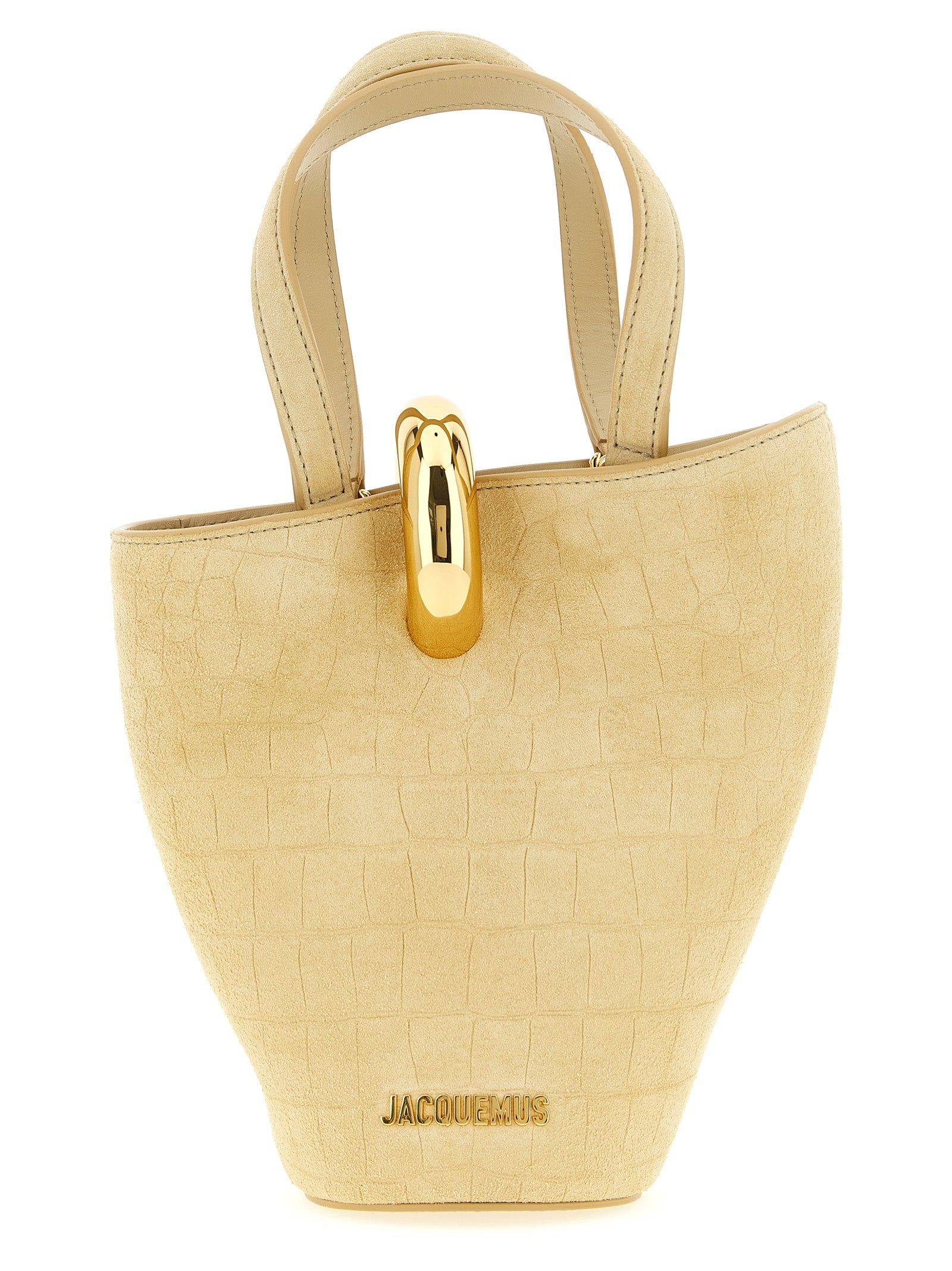 Beige Calfskin Handbag