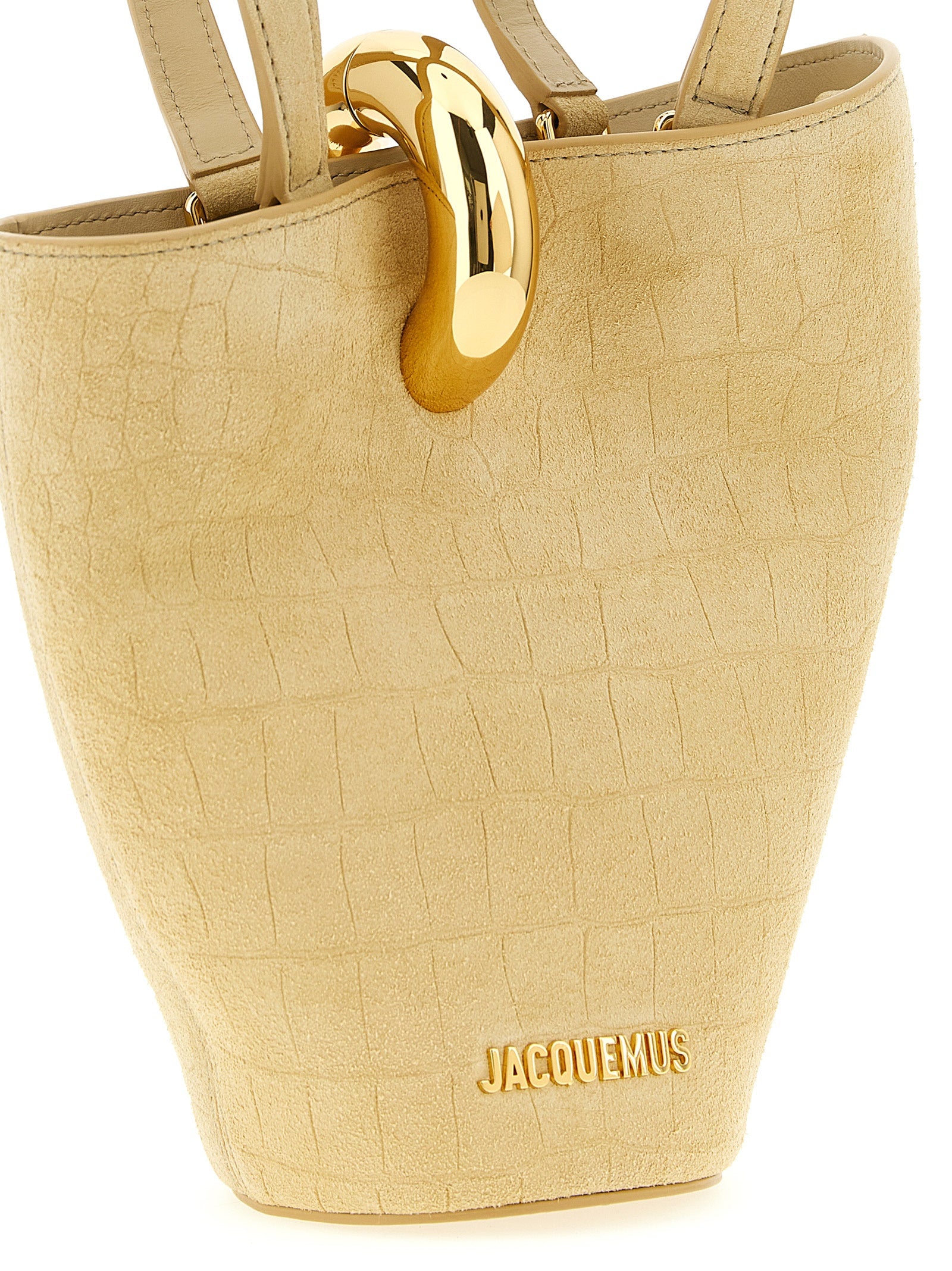 Beige Calfskin Handbag