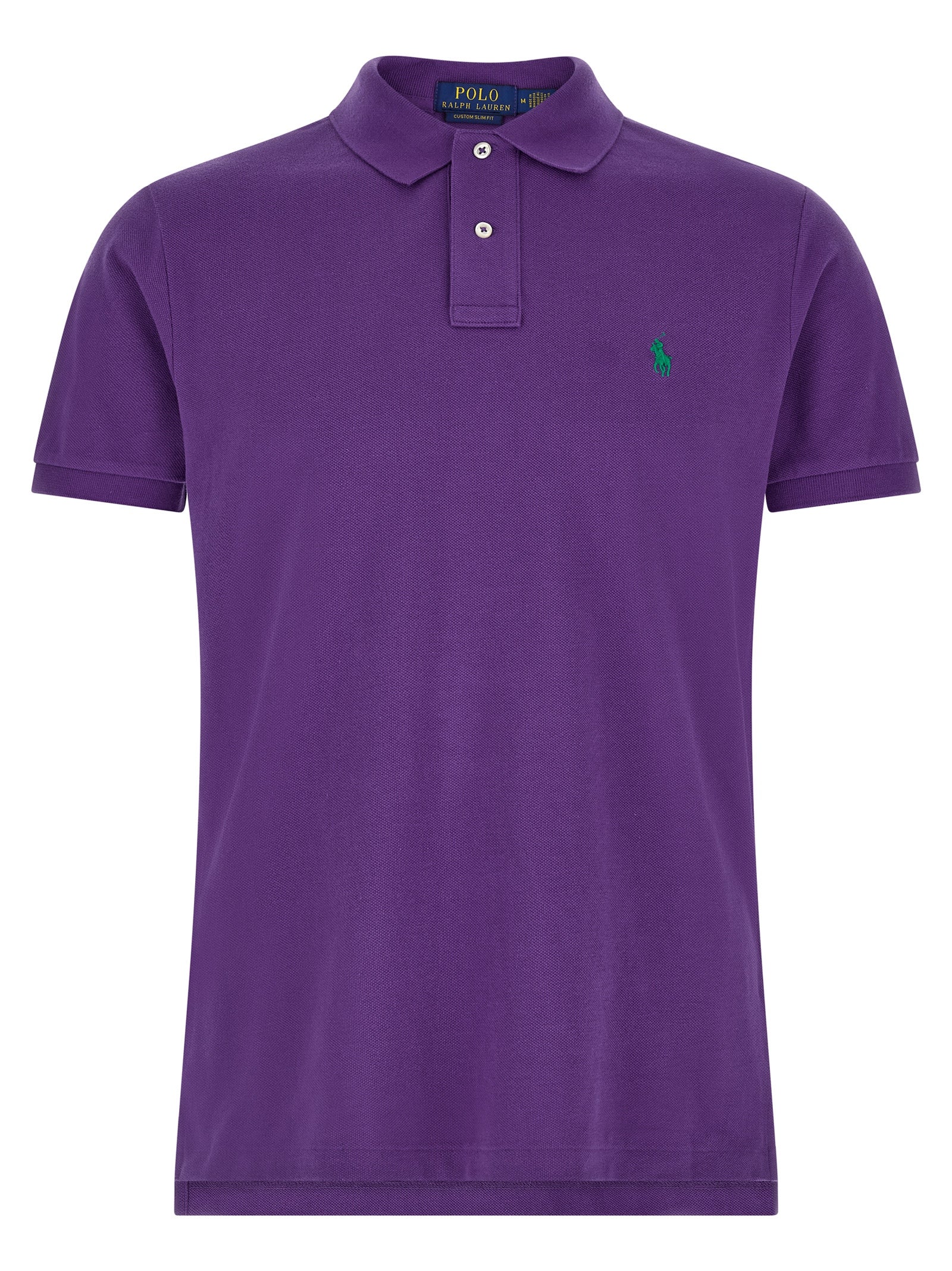Purple Cotton Polo Shirt