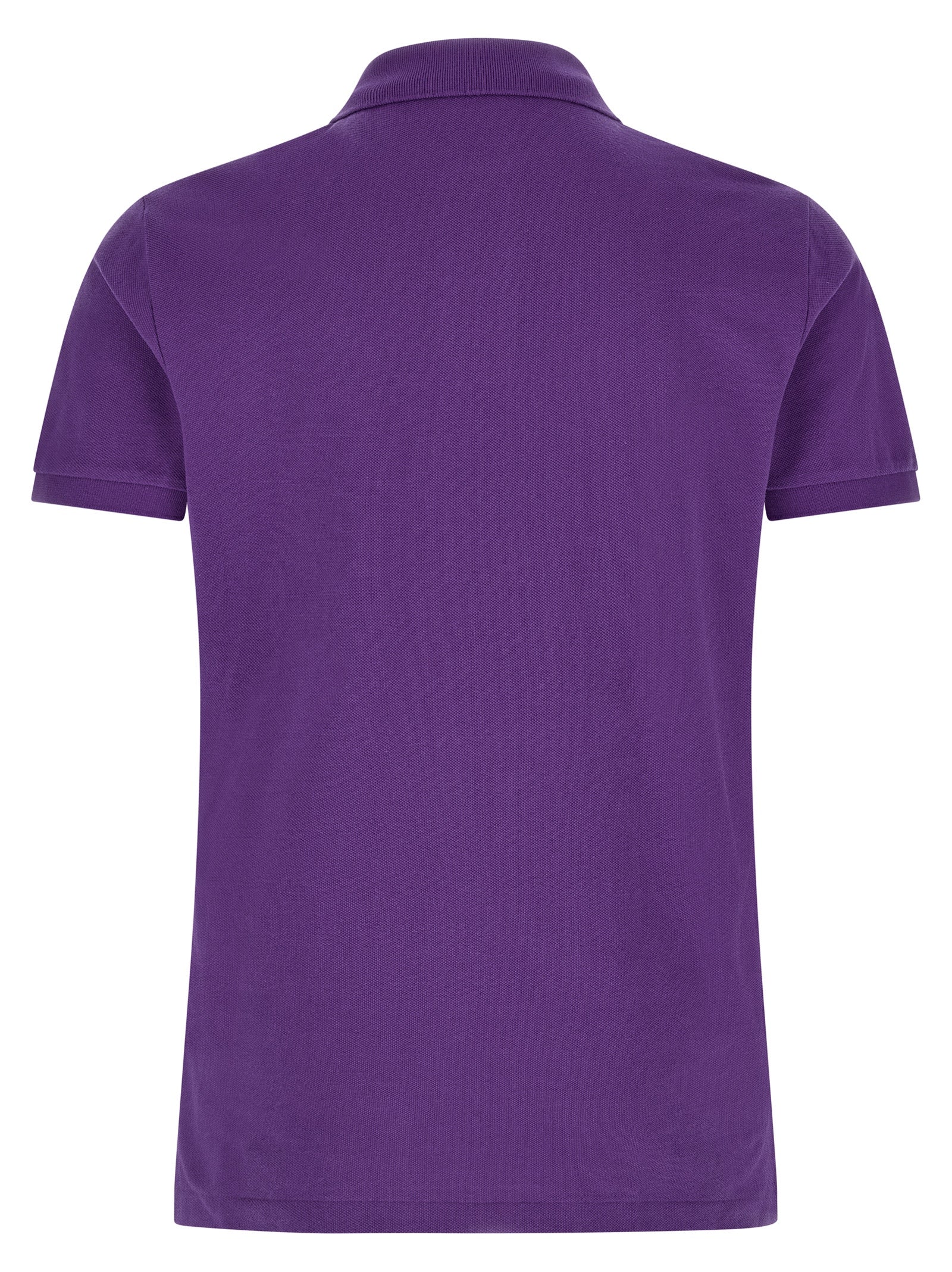 Purple Cotton Polo Shirt