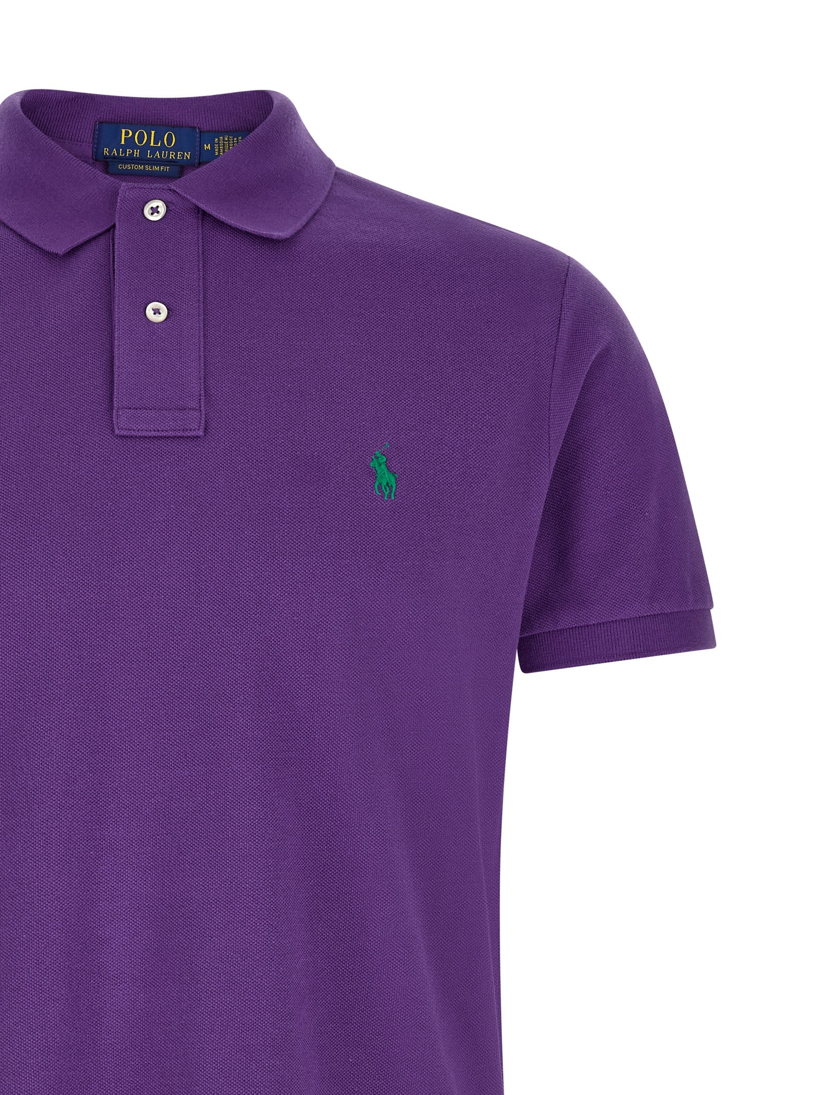 Purple Cotton Polo Shirt