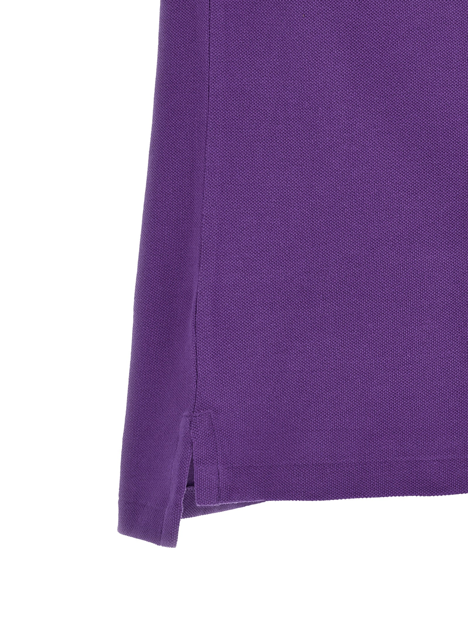 Purple Cotton Polo Shirt