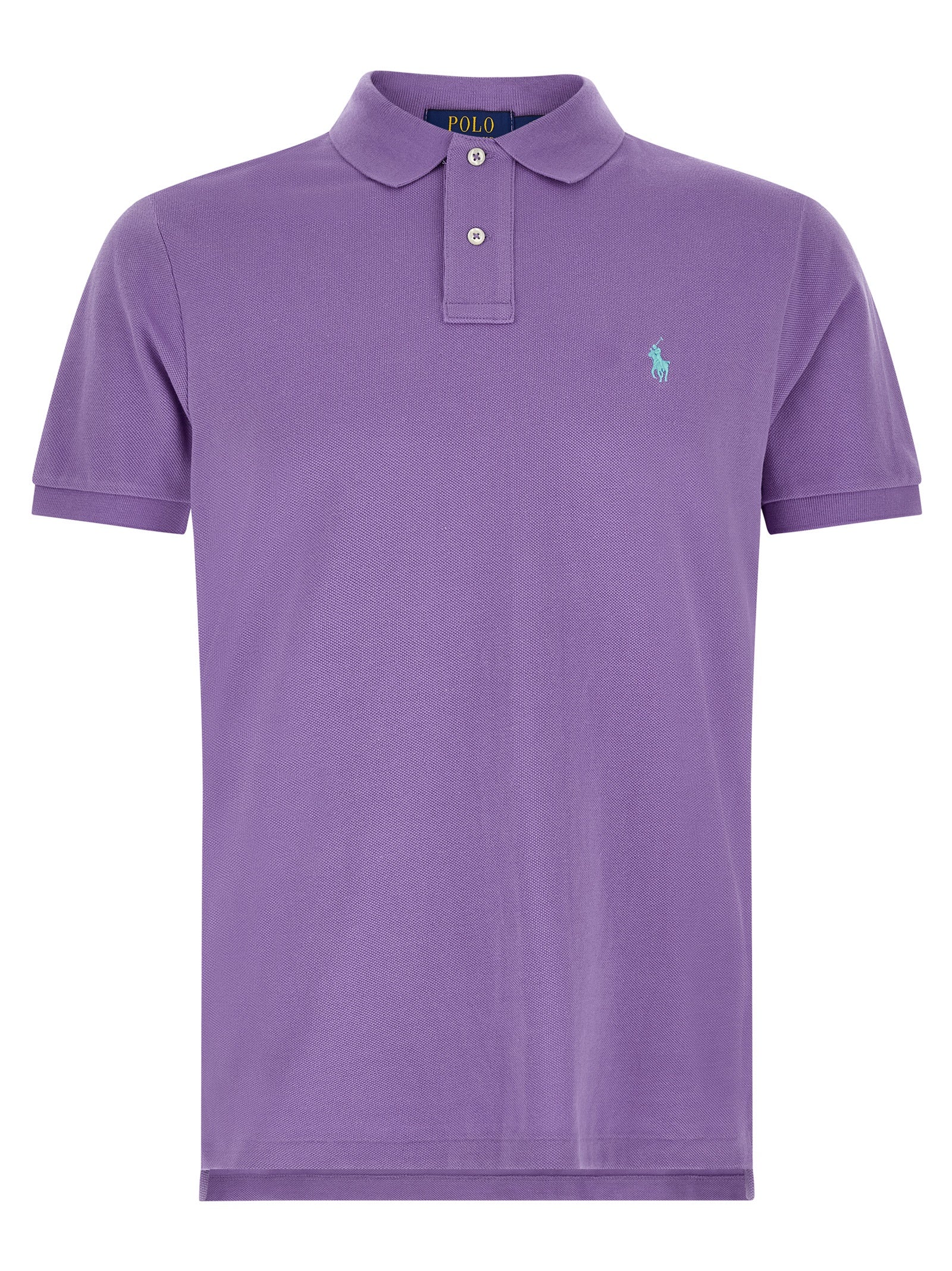 Purple Cotton Polo Shirt