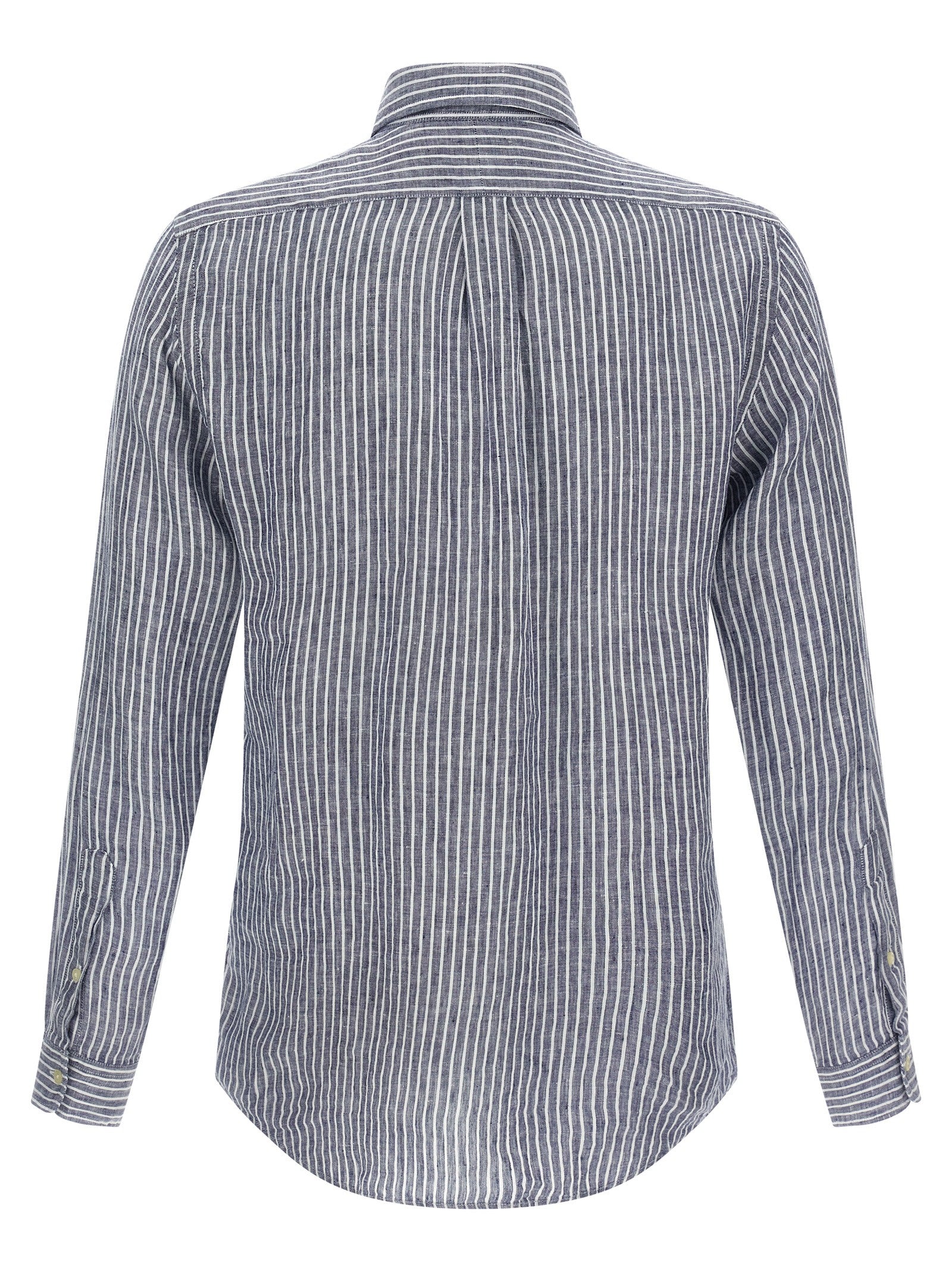 Blue Linen Blouse