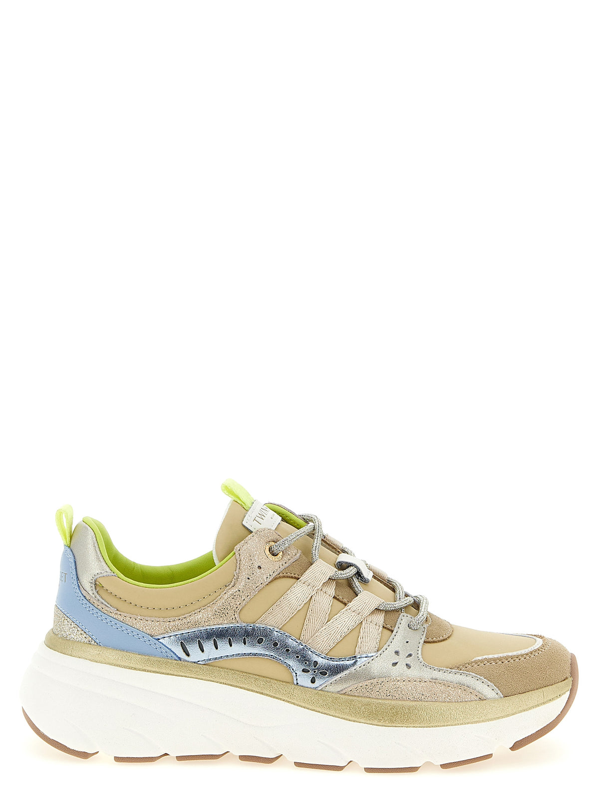 Multicolor Polyethylene Athletic Sneakers