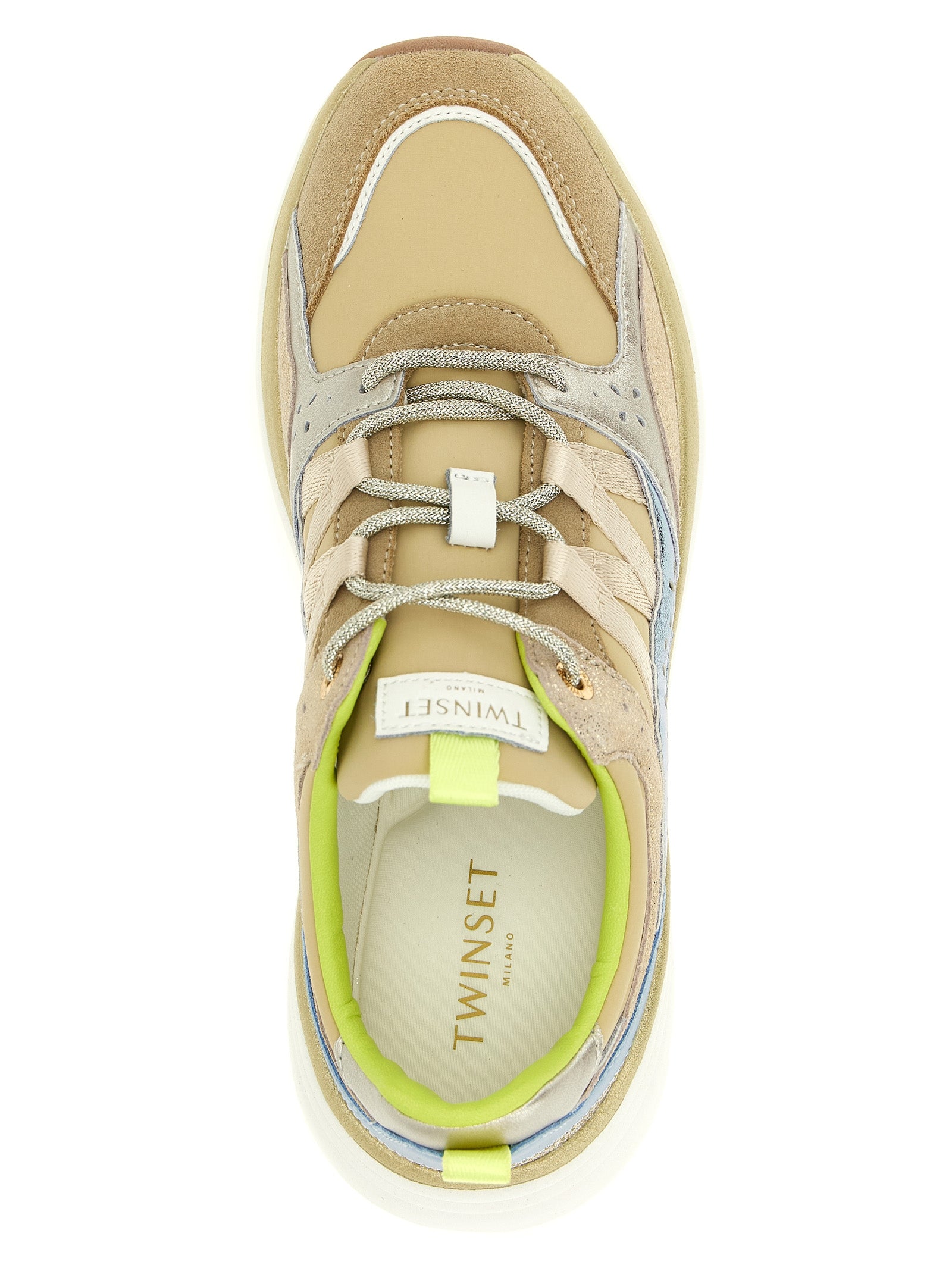 Multicolor Polyethylene Athletic Sneakers