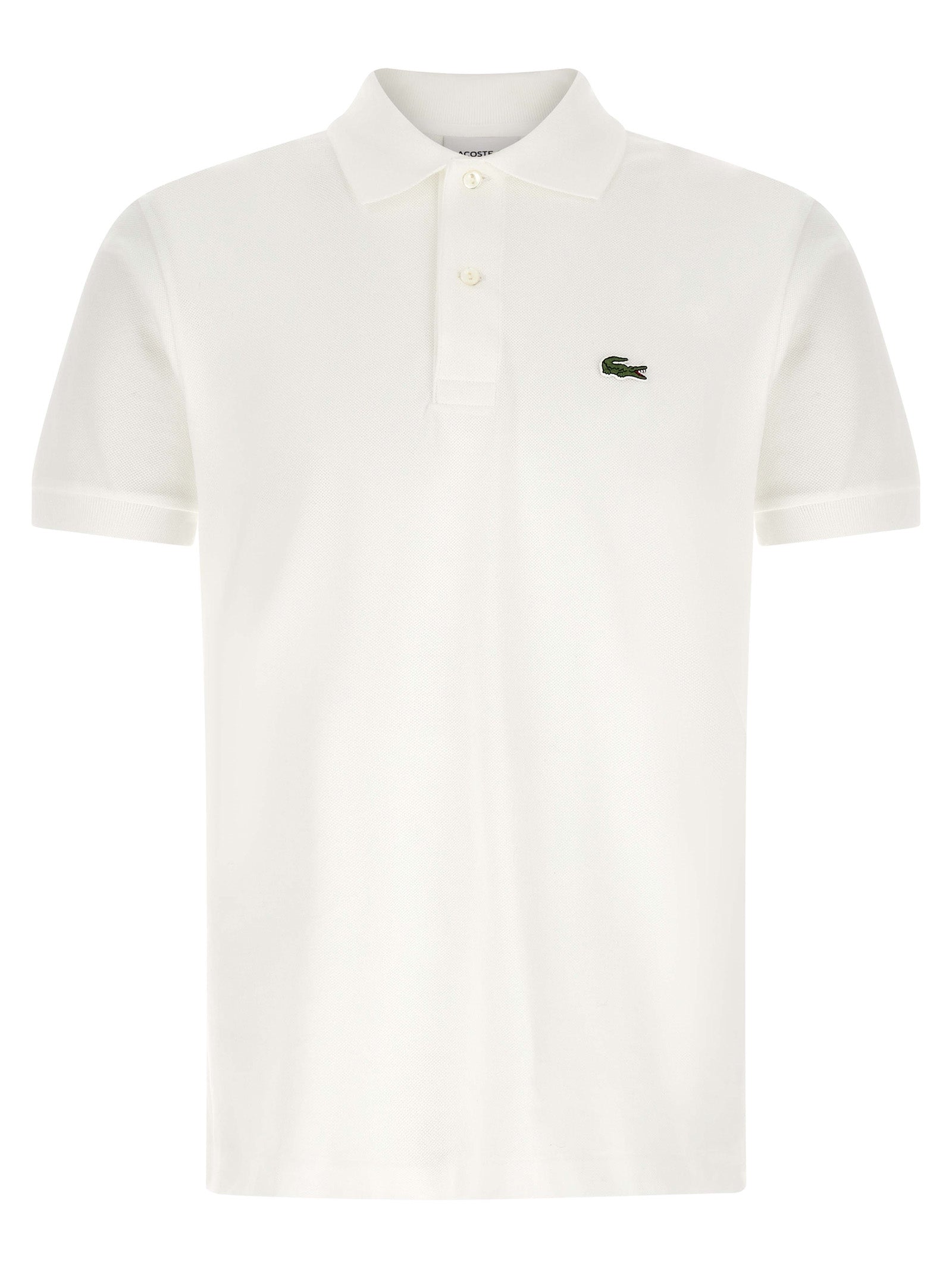 White Cotton Polo Shirt