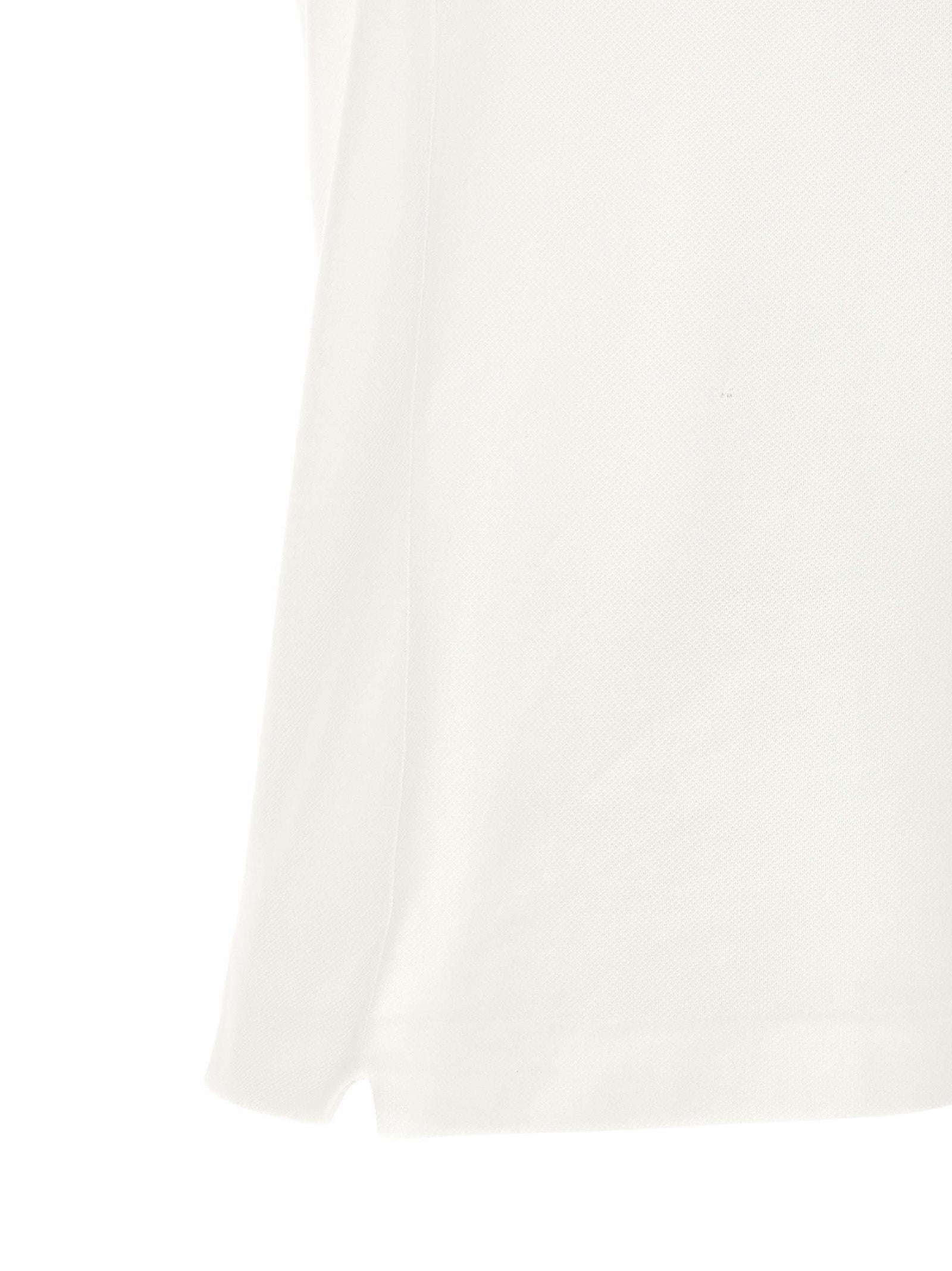 White Cotton Polo Shirt