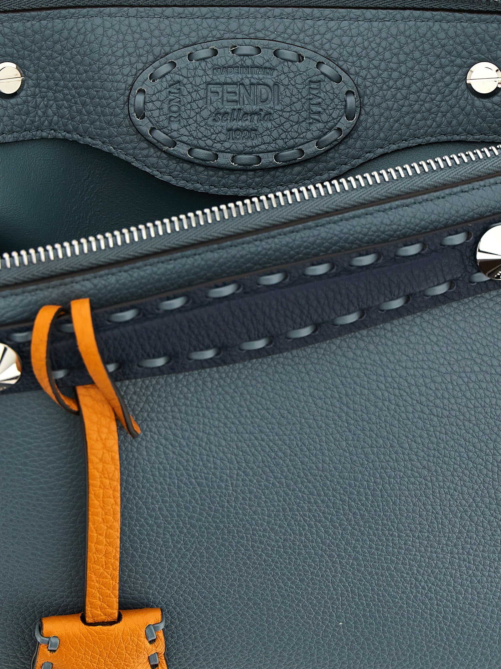 Blue Calfskin Handbag