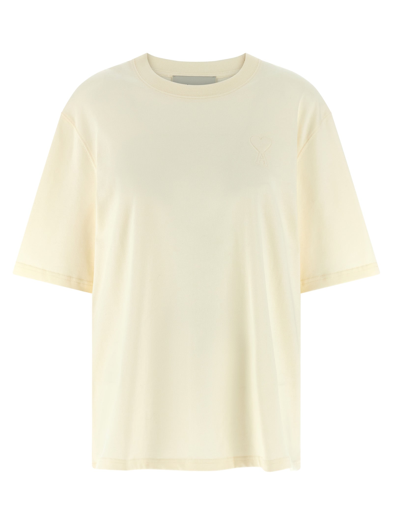 Beige Cotton T-Shirt