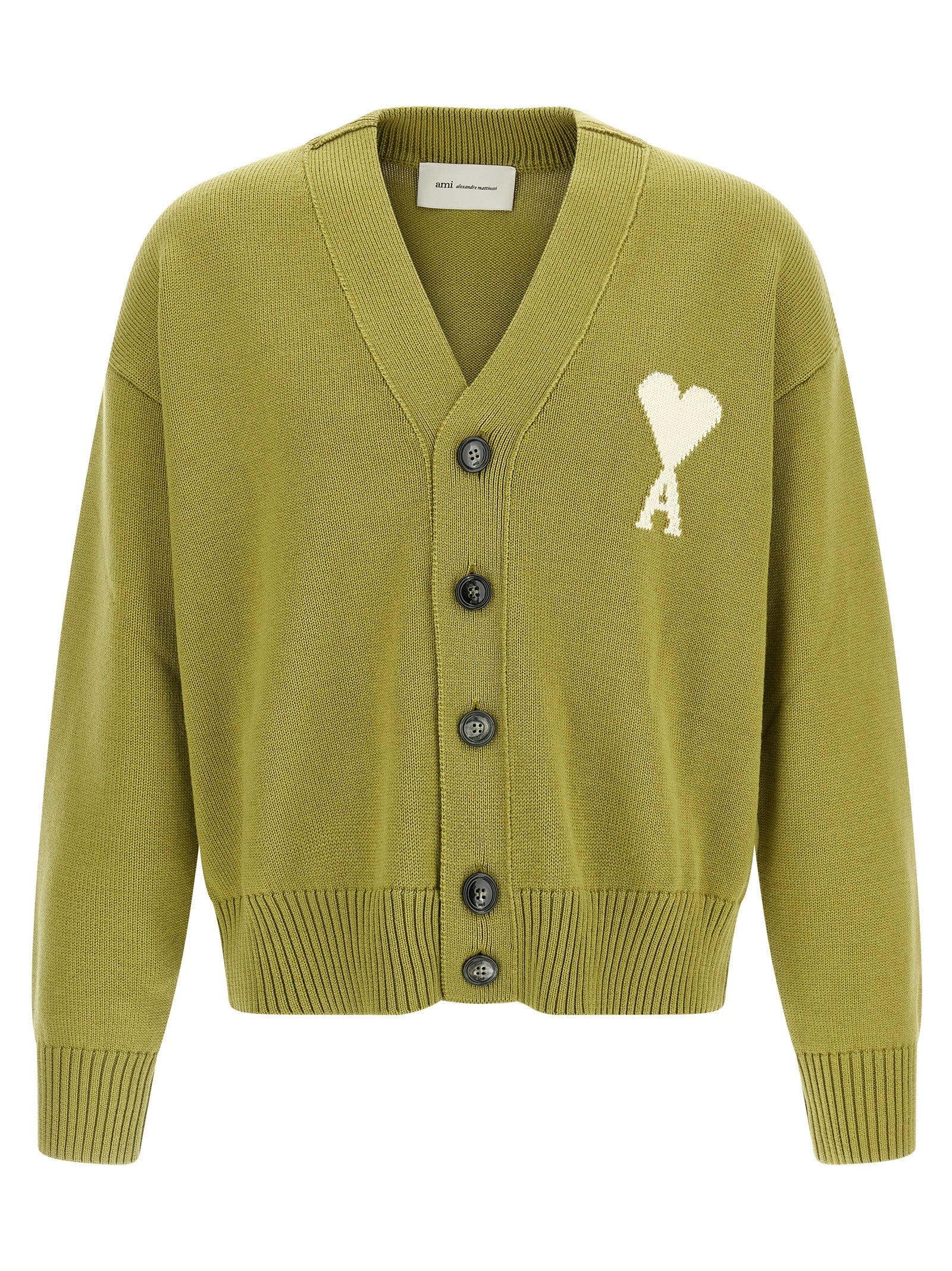 Bicolor Wool Cardigan