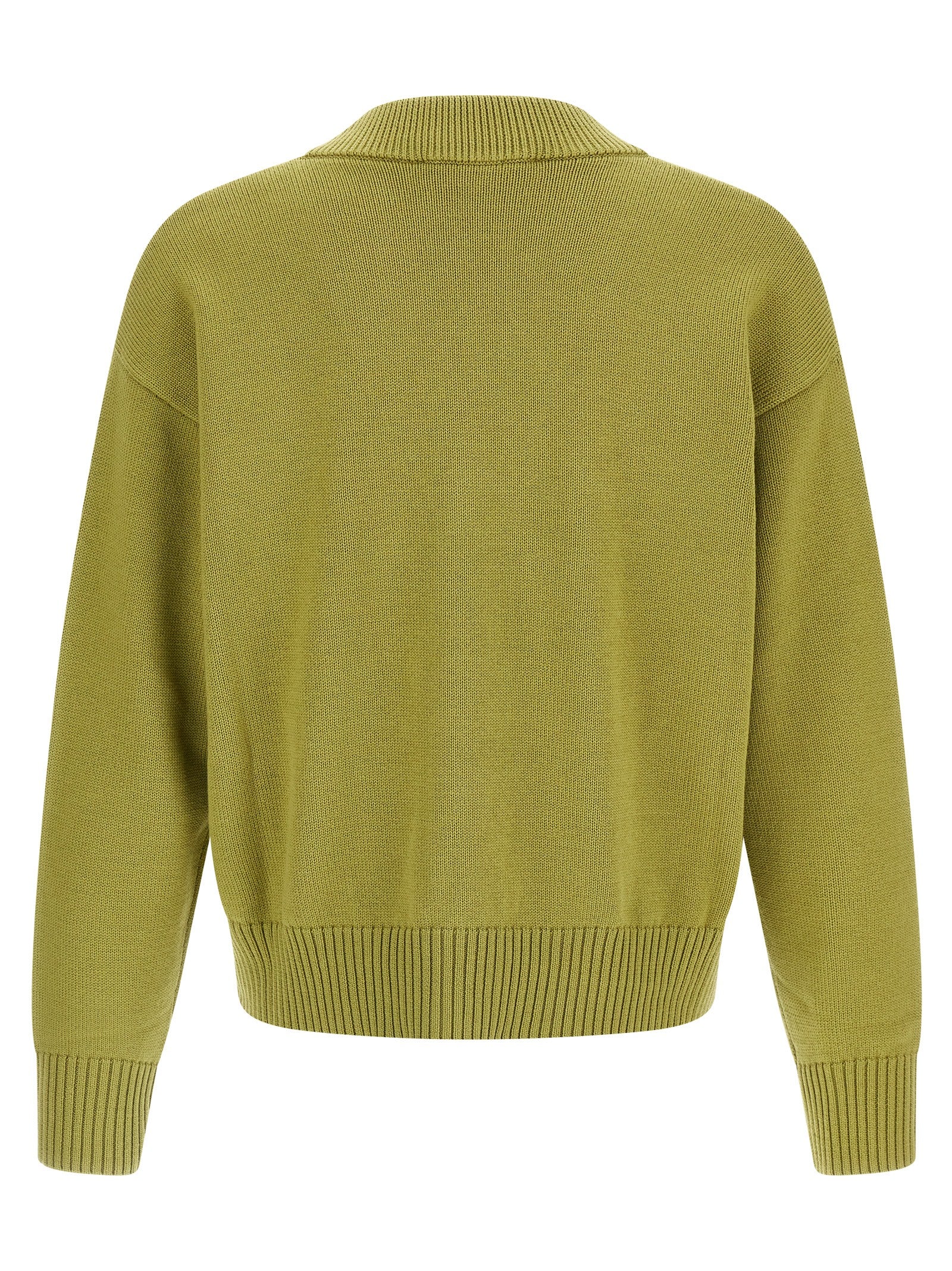 Bicolor Wool Cardigan