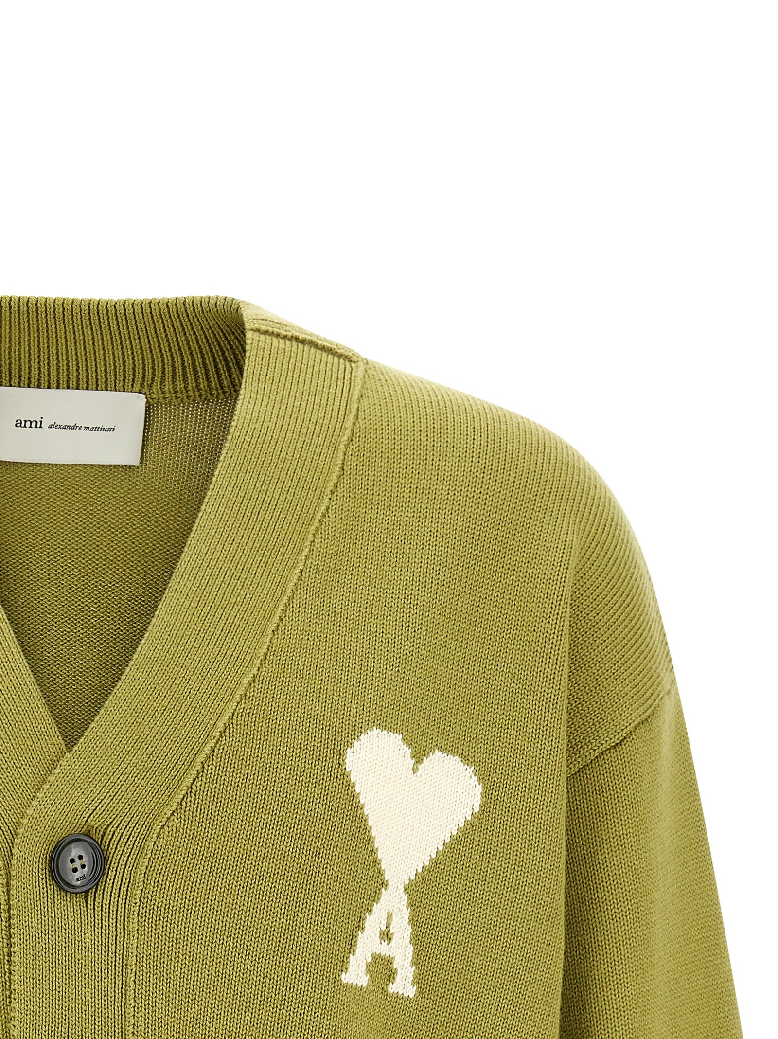 Bicolor Wool Cardigan