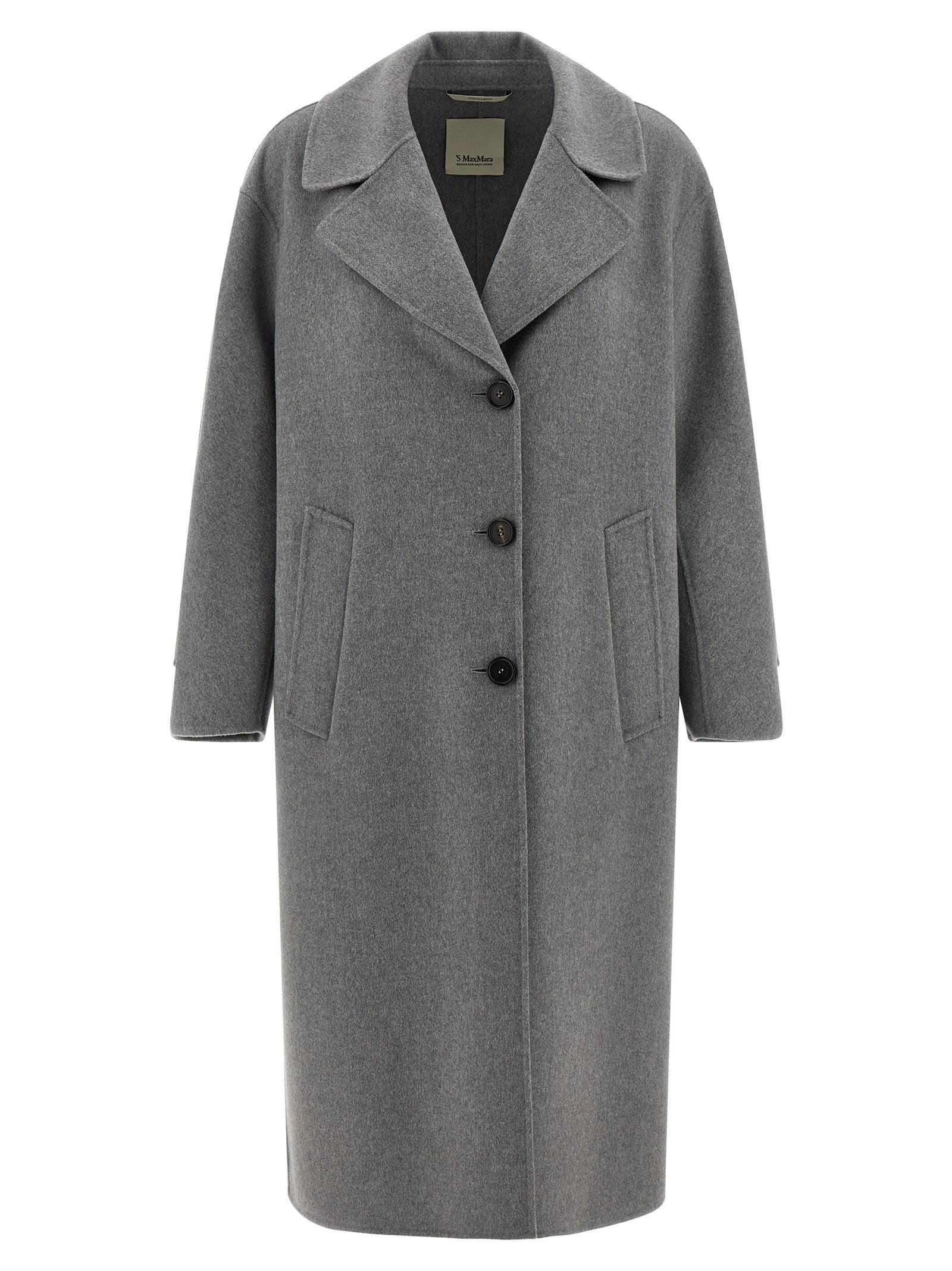 Gray Virgin Wool Coat
