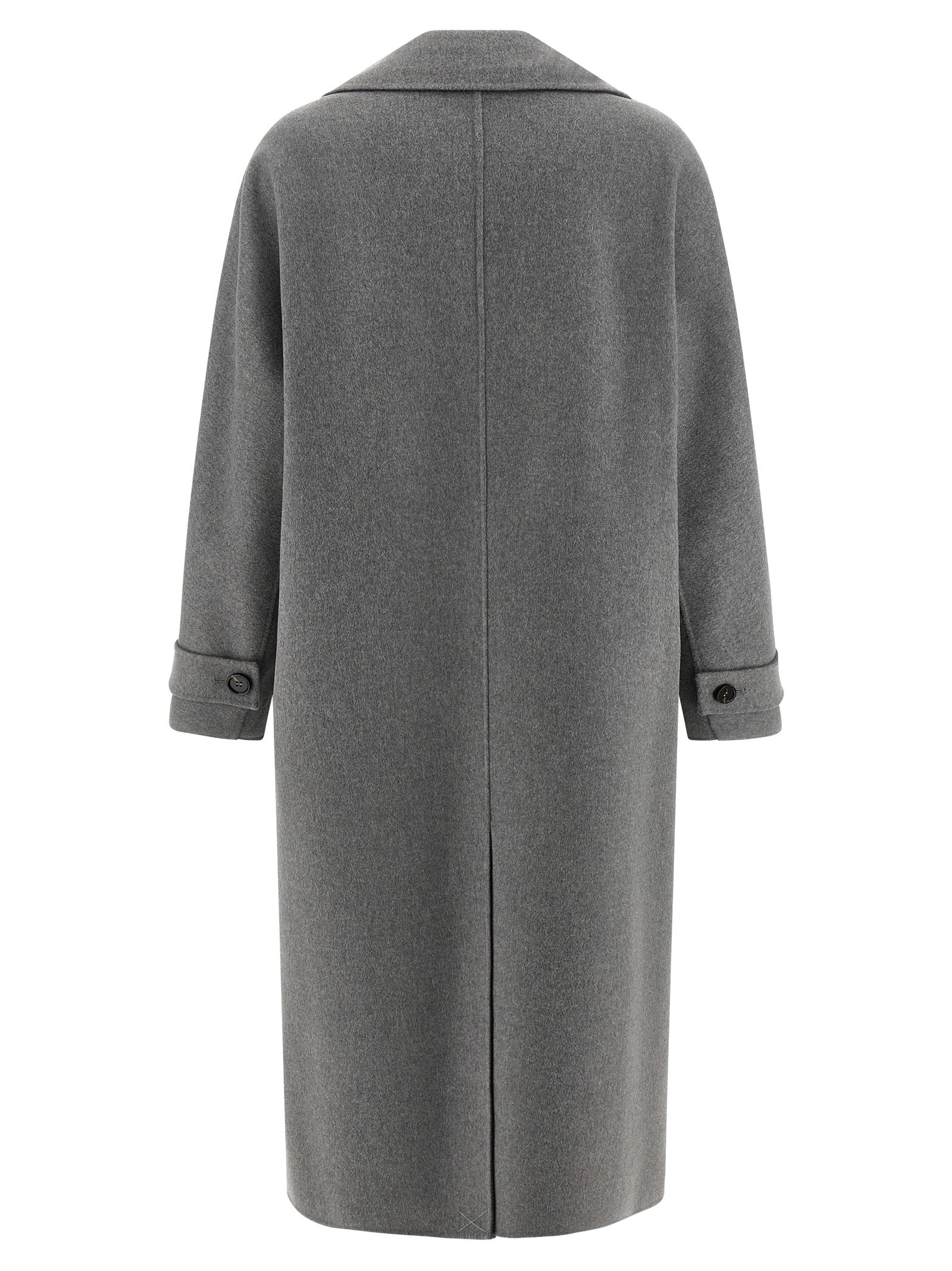 Gray Virgin Wool Coat
