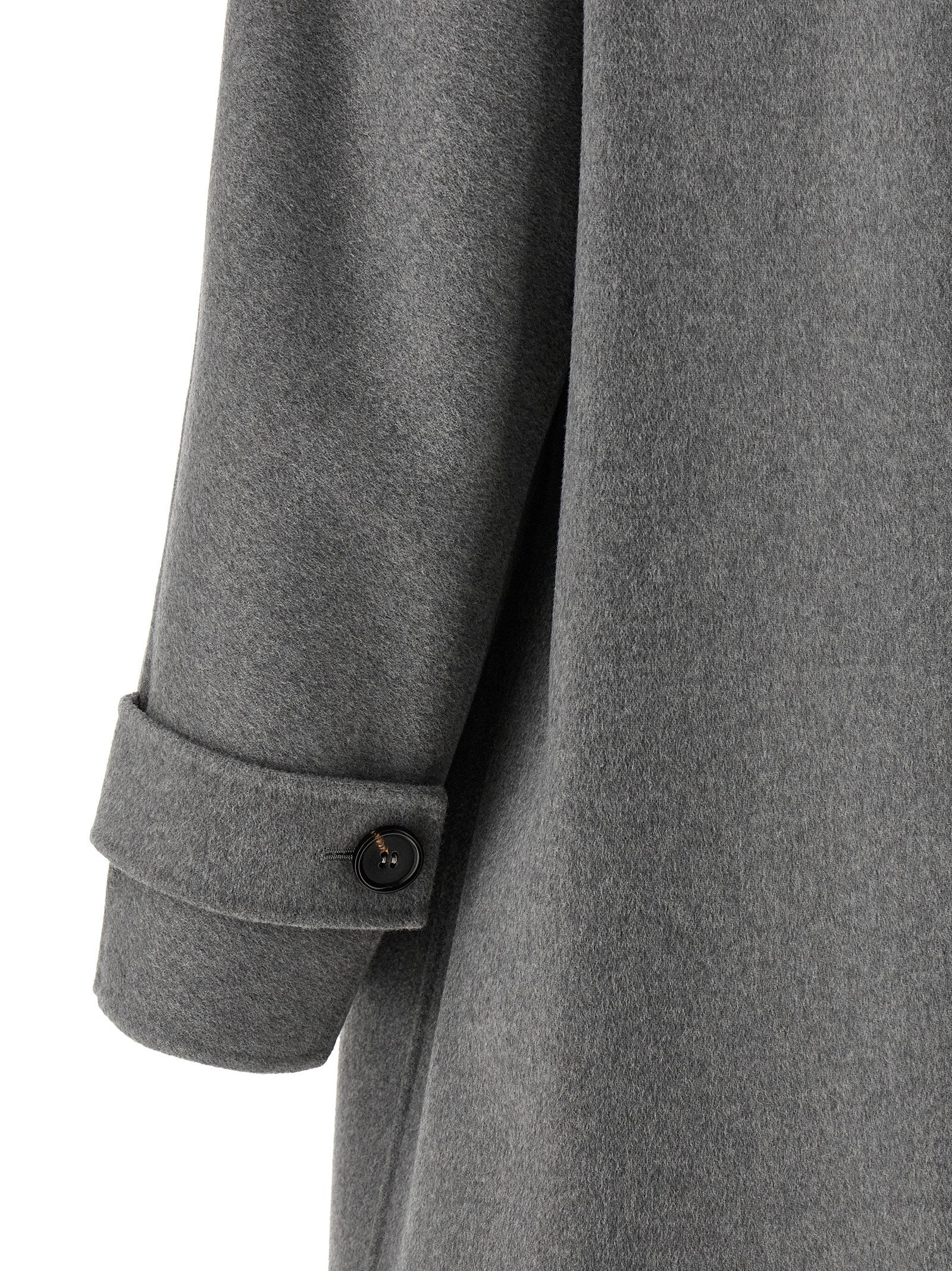 Gray Virgin Wool Coat