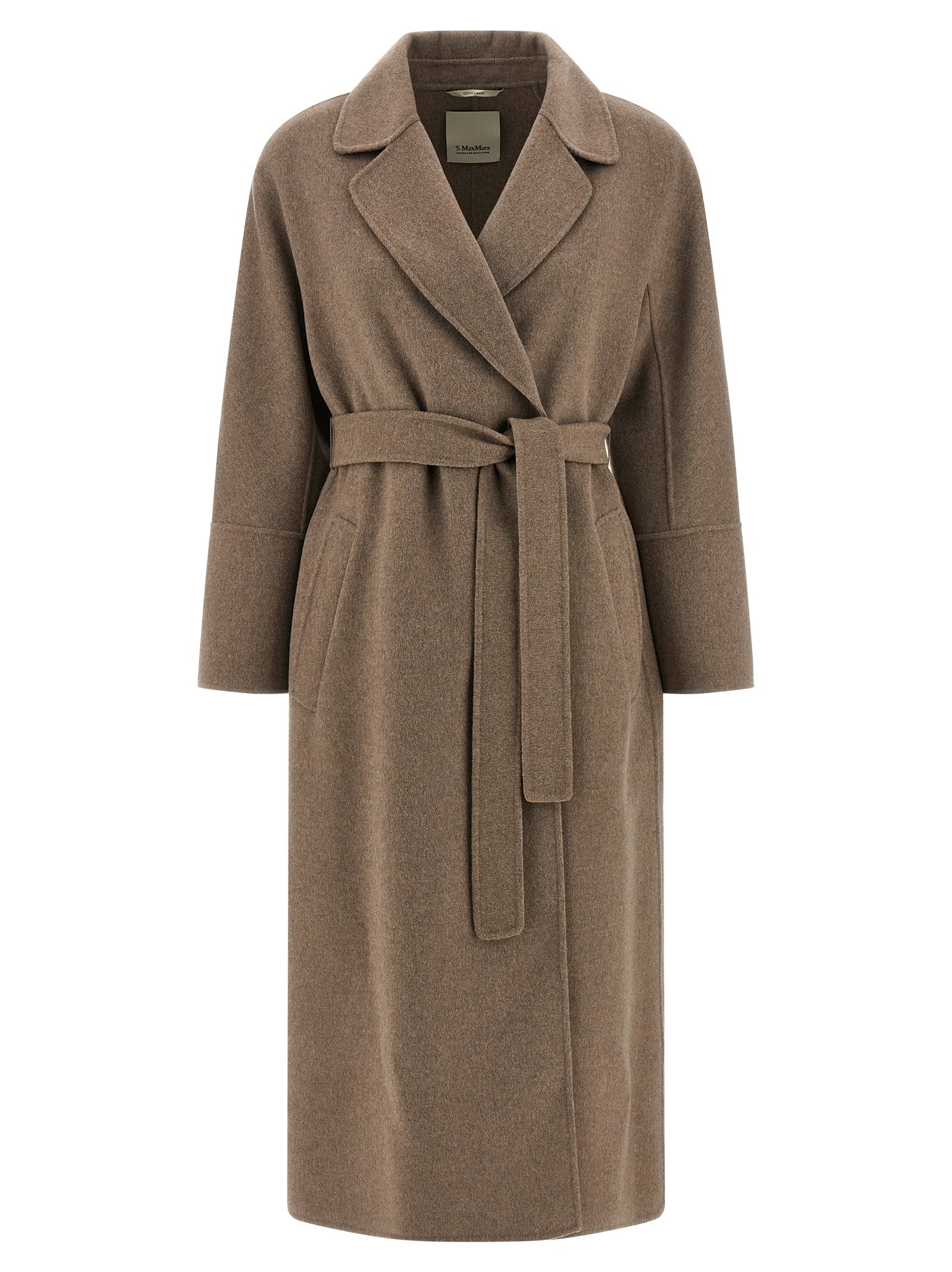 Brown Virgin Wool Coat