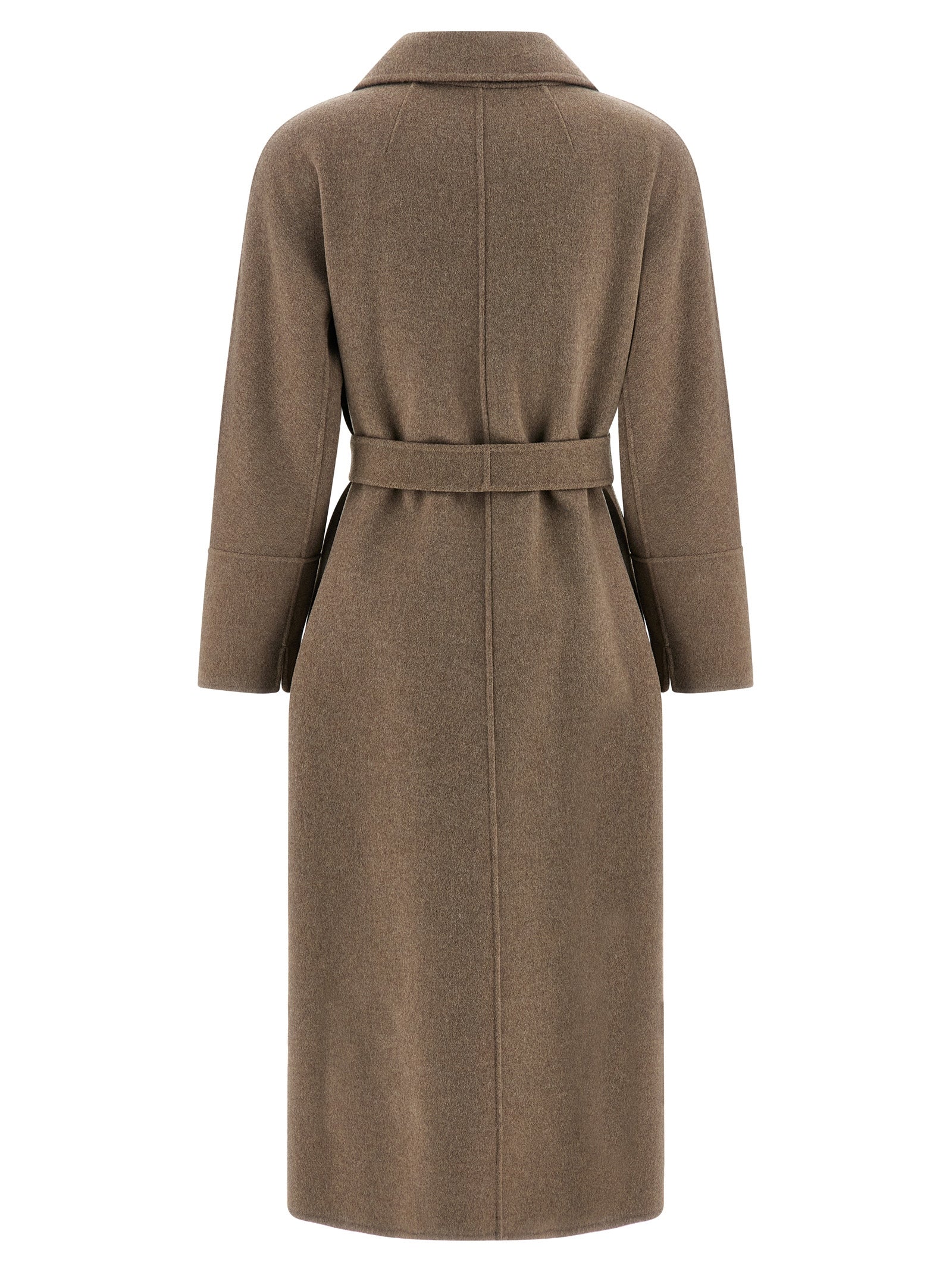 Brown Virgin Wool Coat
