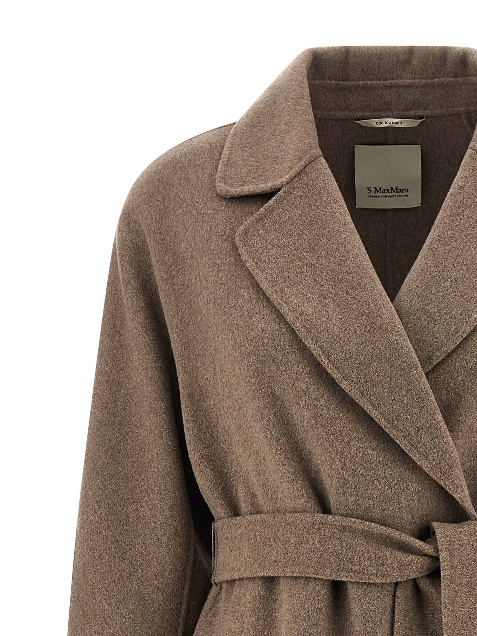 Brown Virgin Wool Coat