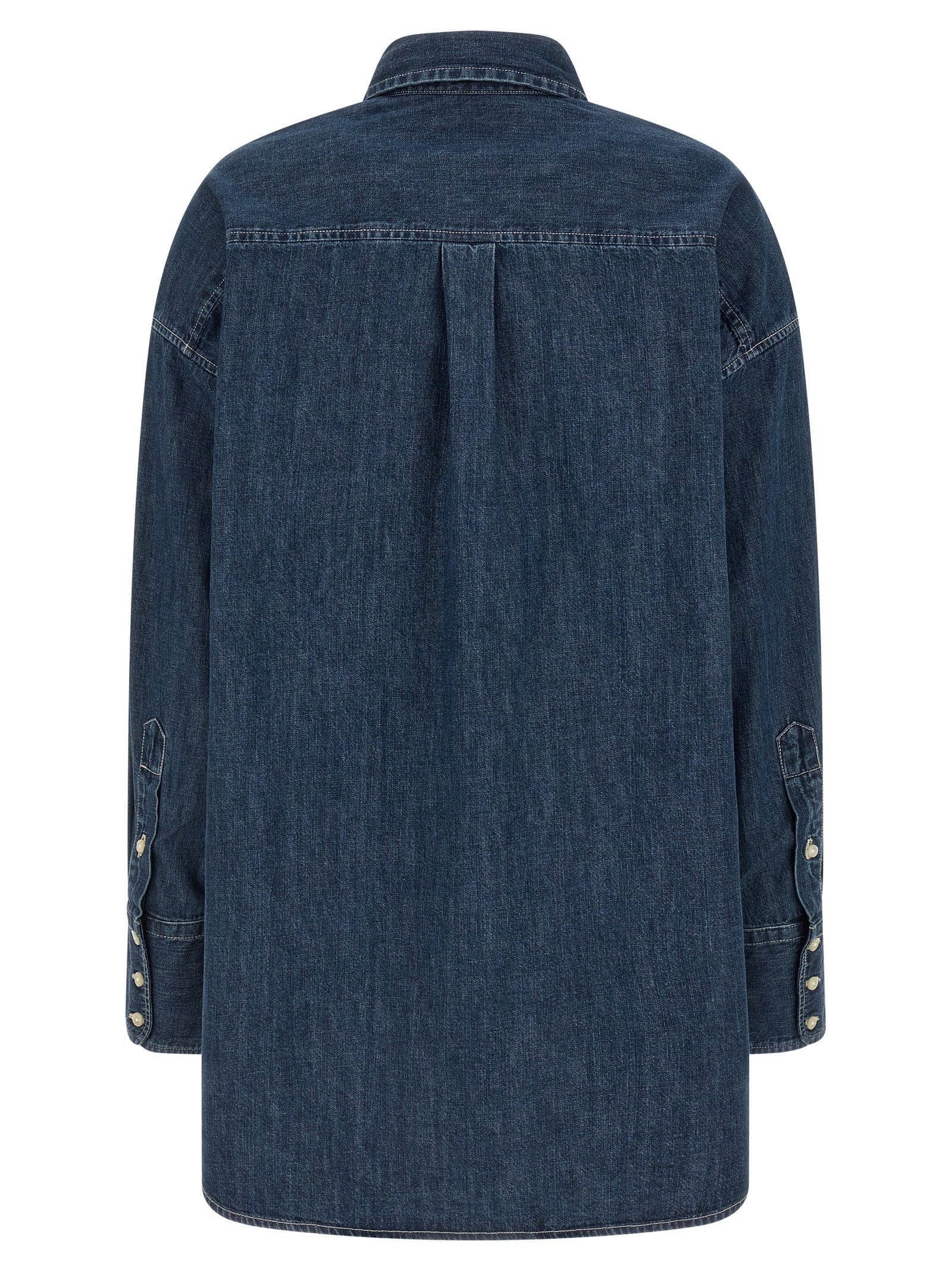 Blue Cotton Blouse