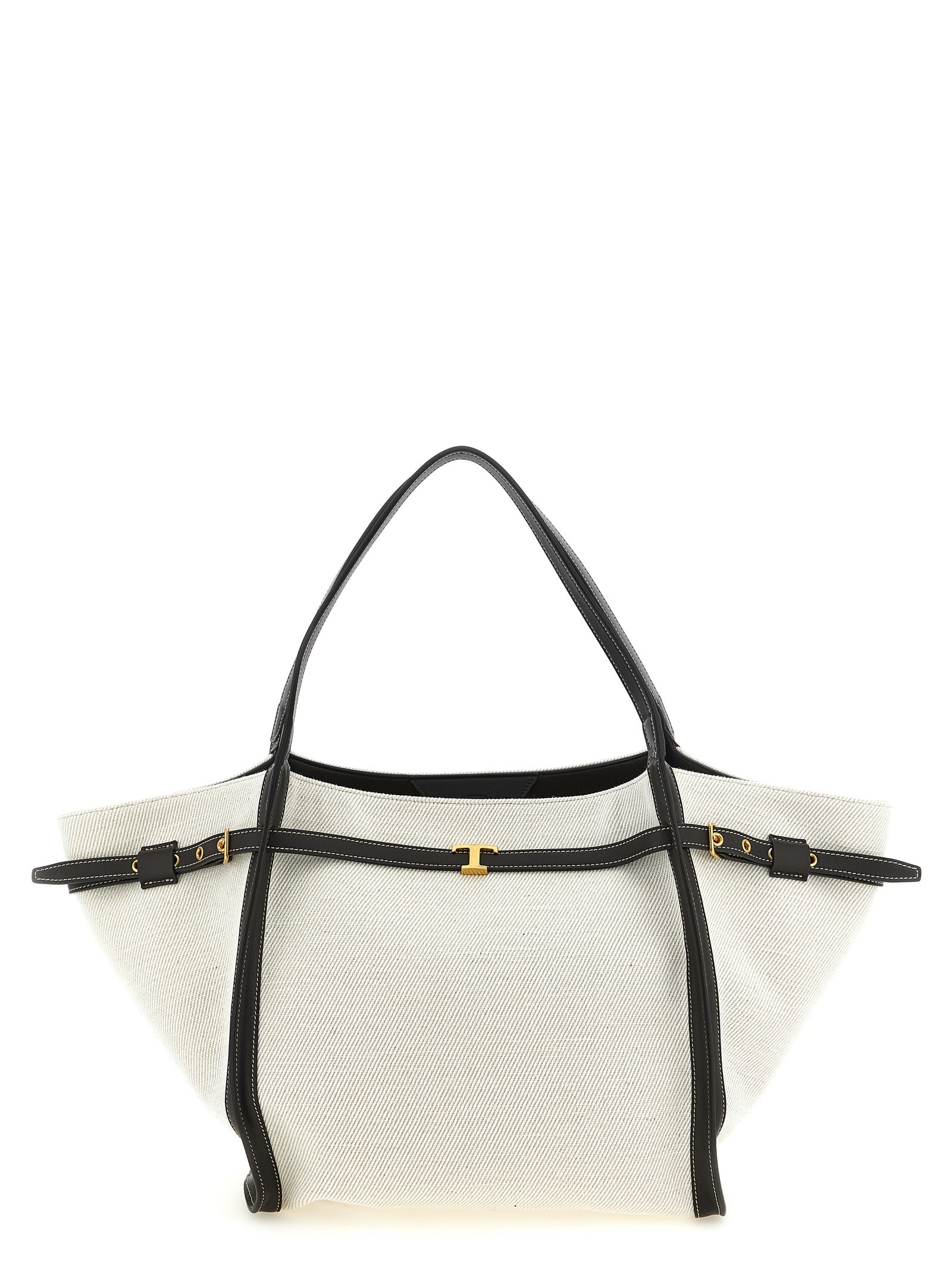 Multicolor Linen Tote Bag