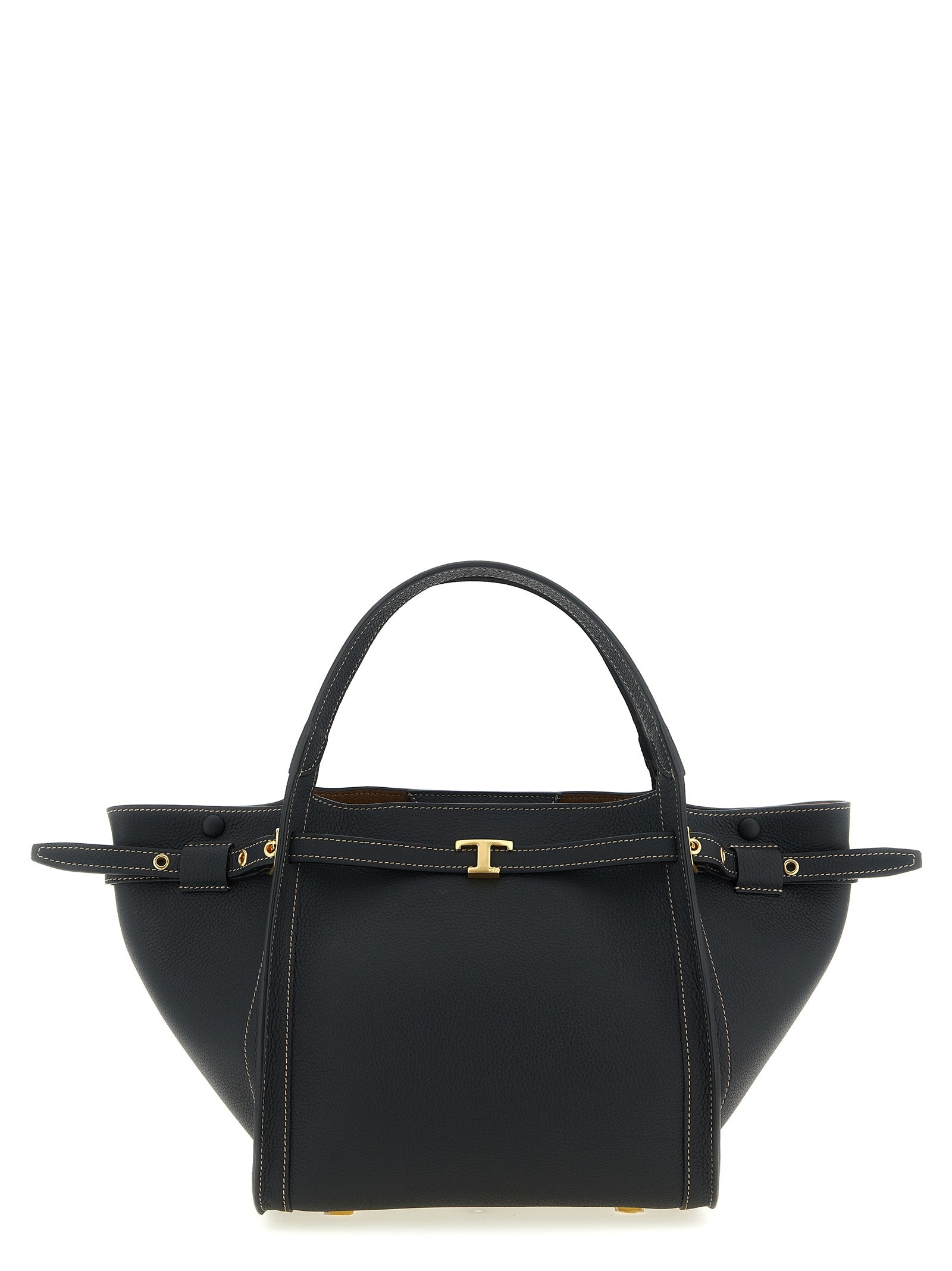 Black Calfskin Tote Bag