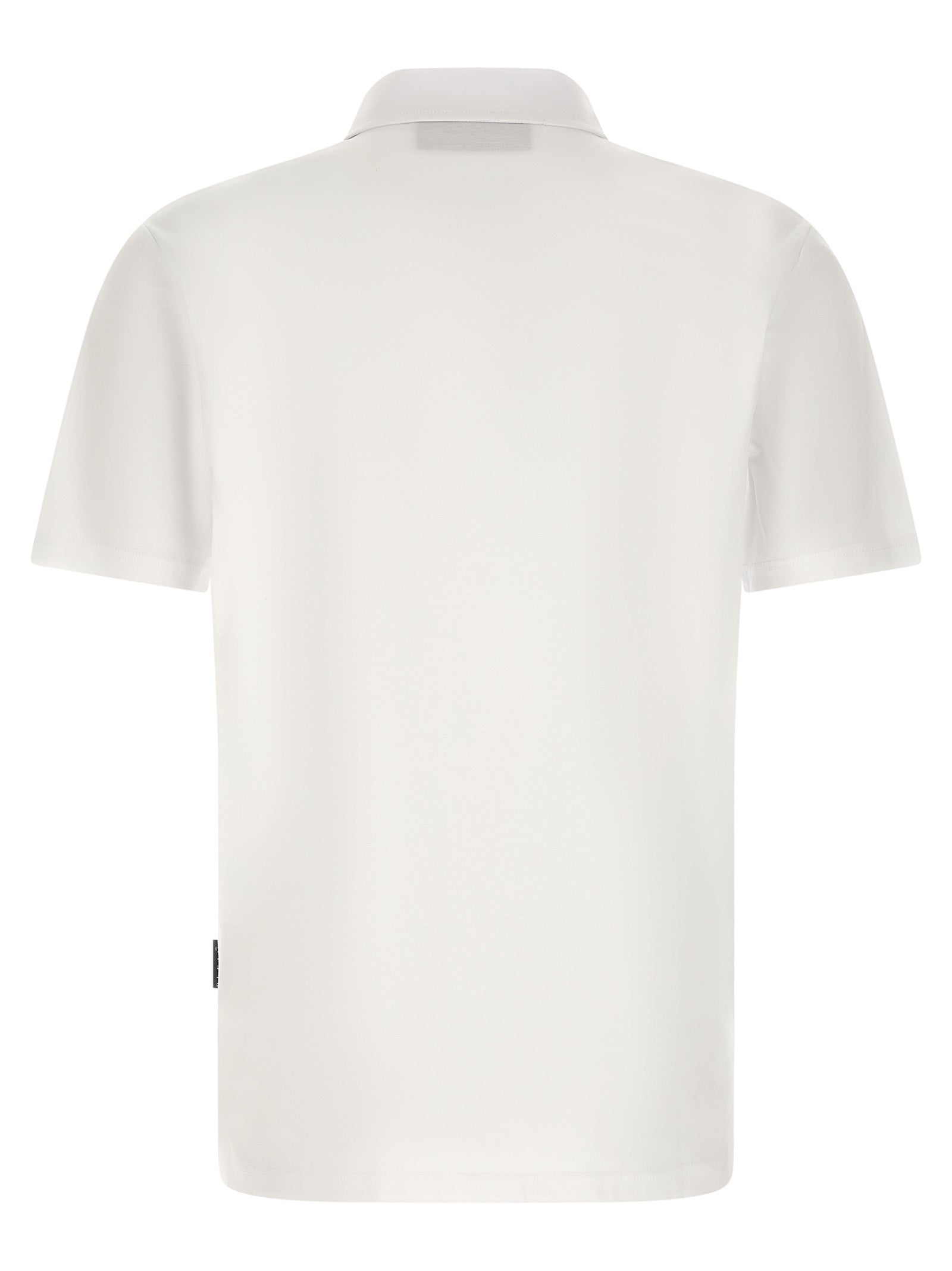 White Cotton Polo Shirt