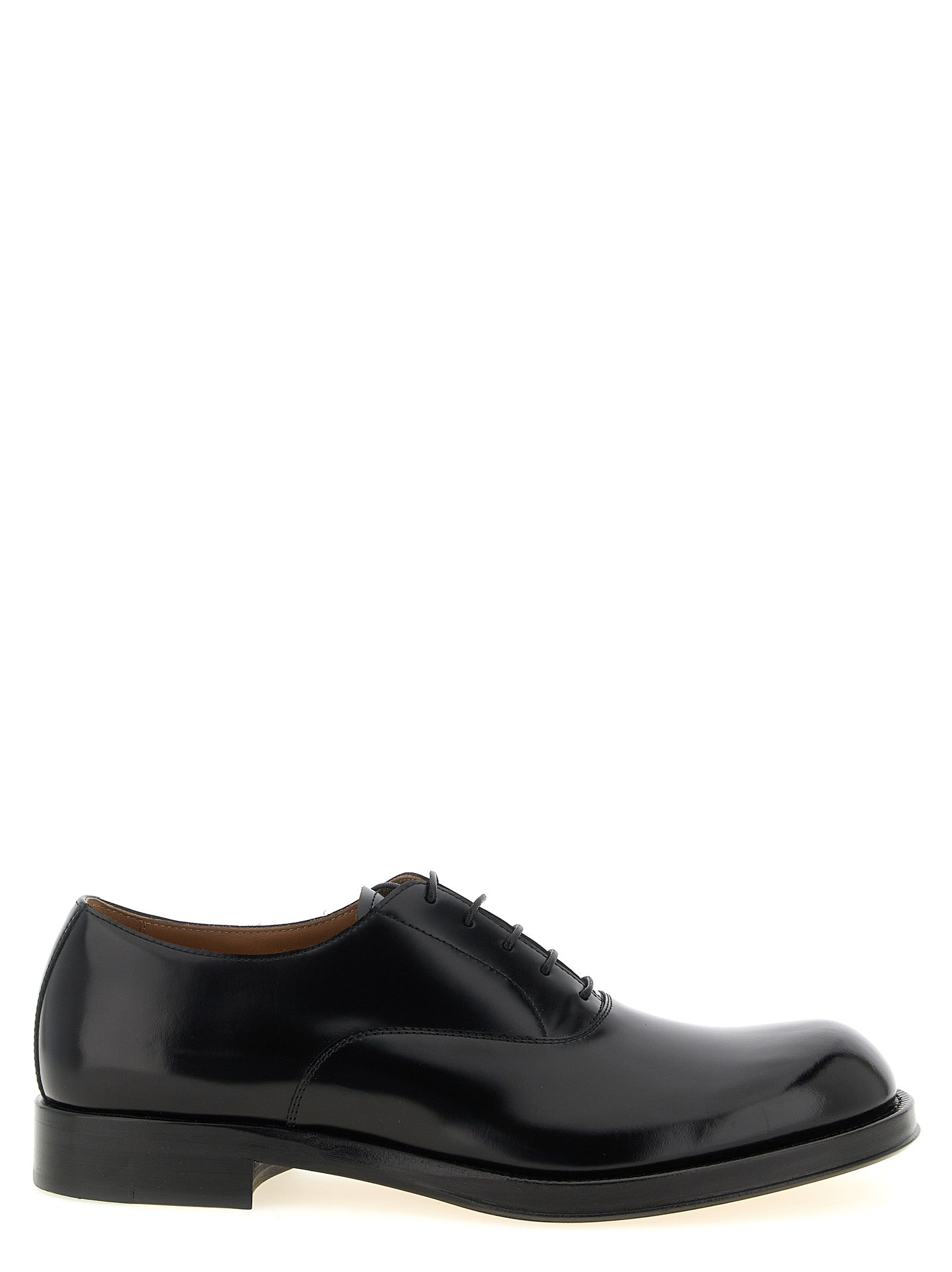 Black Calfskin Oxfords And Derbies