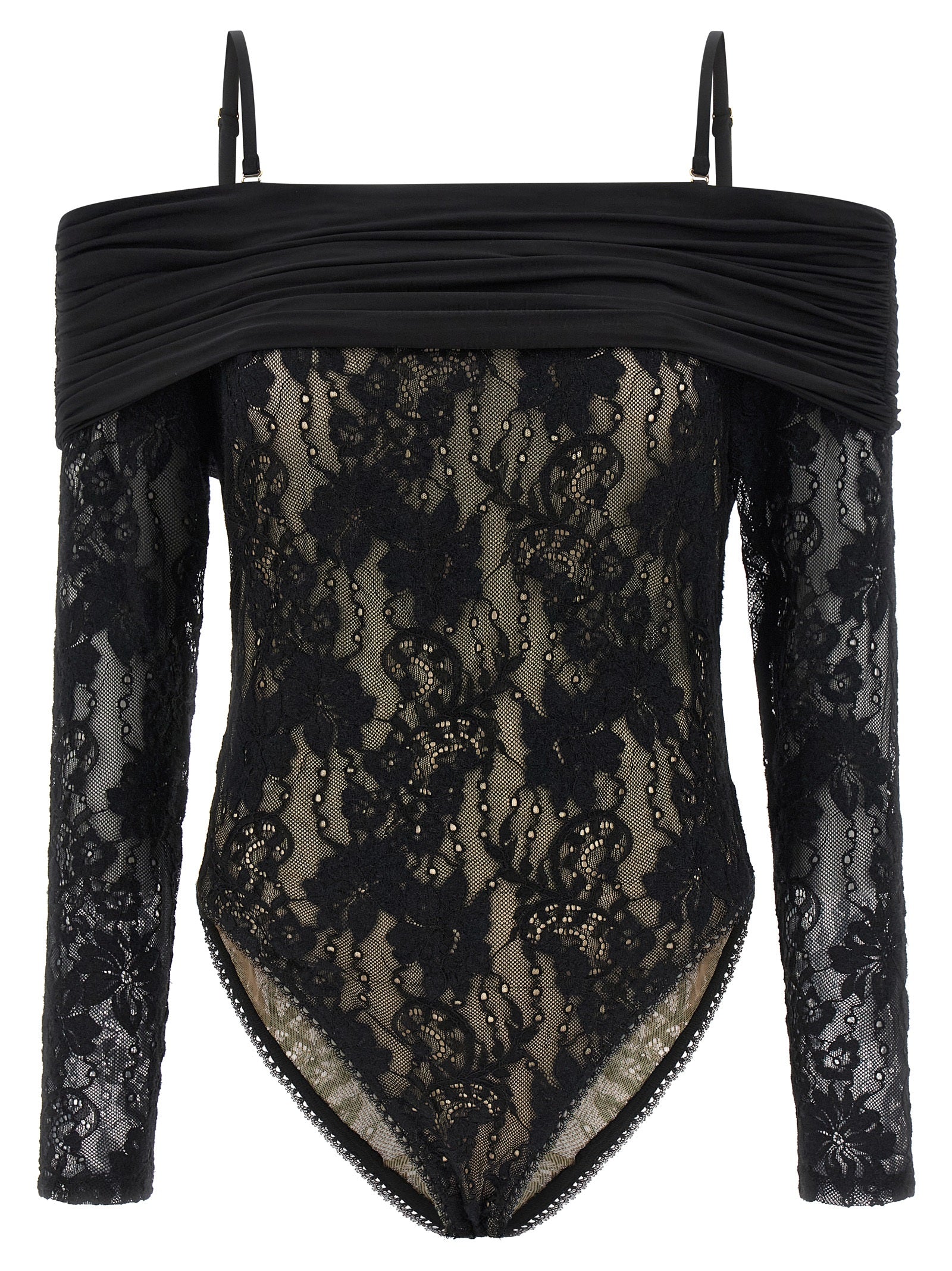 Black Polyamide Bodysuit
