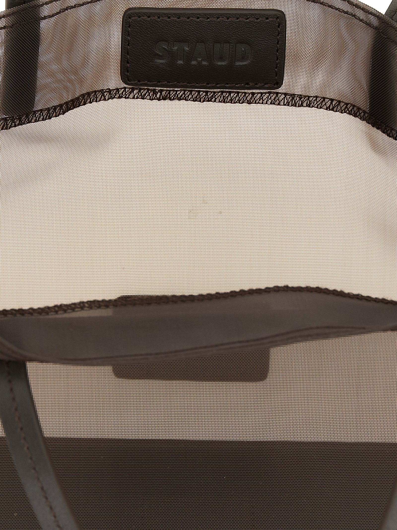 Brown Polyamide Tote Bag