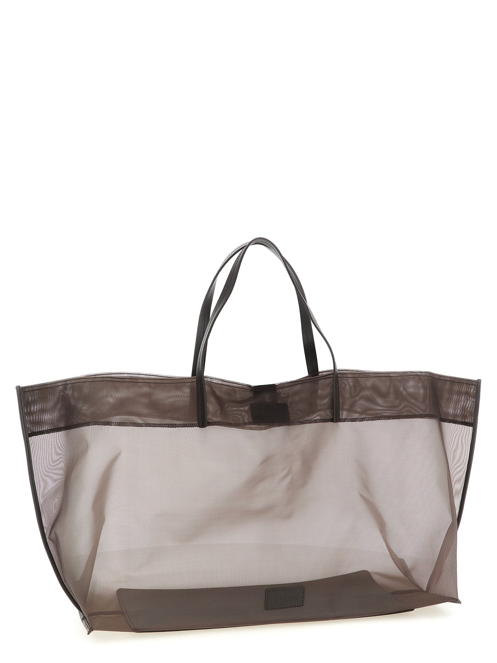 Brown Polyamide Tote Bag