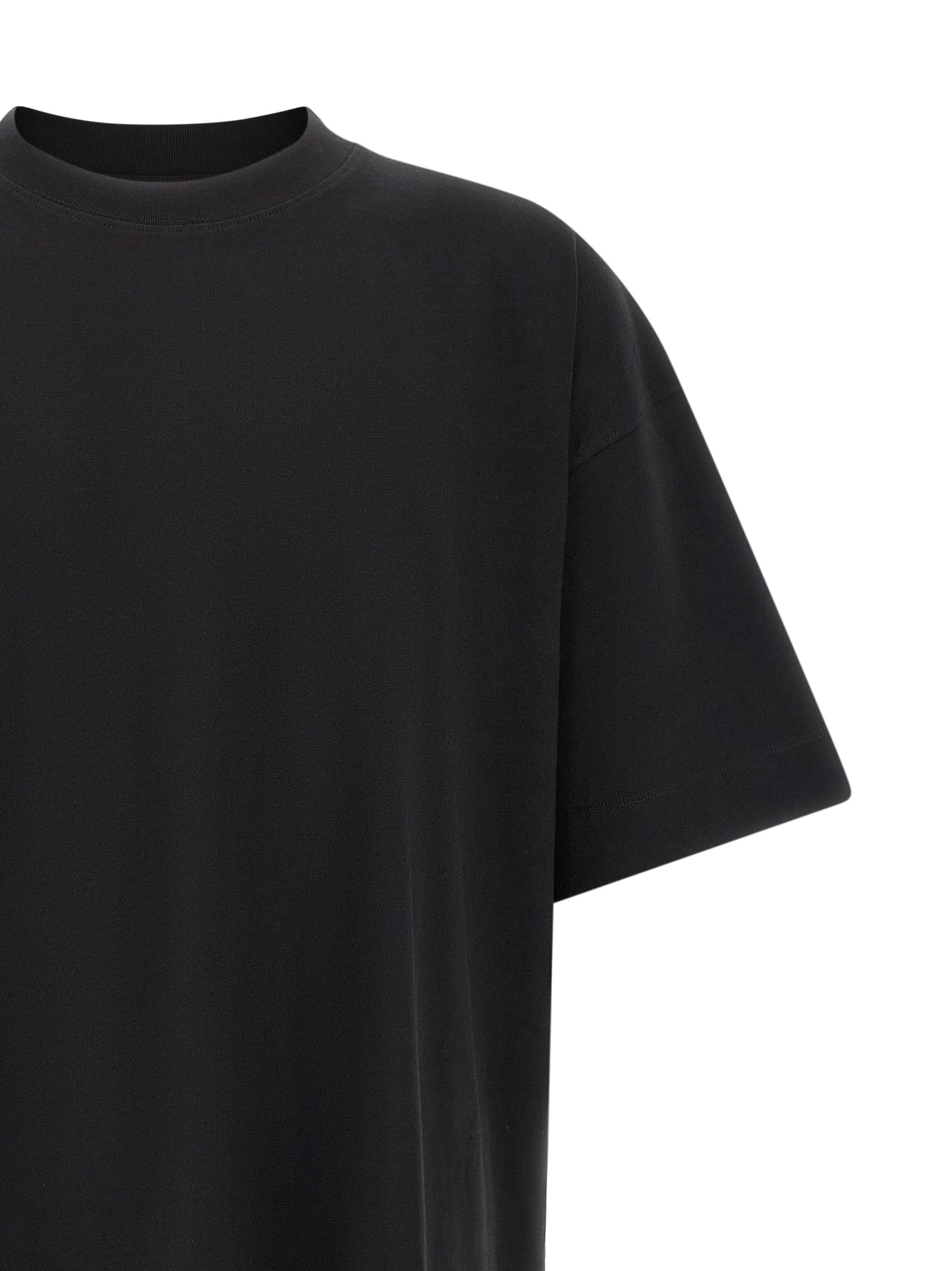 Black Cotton T-Shirt
