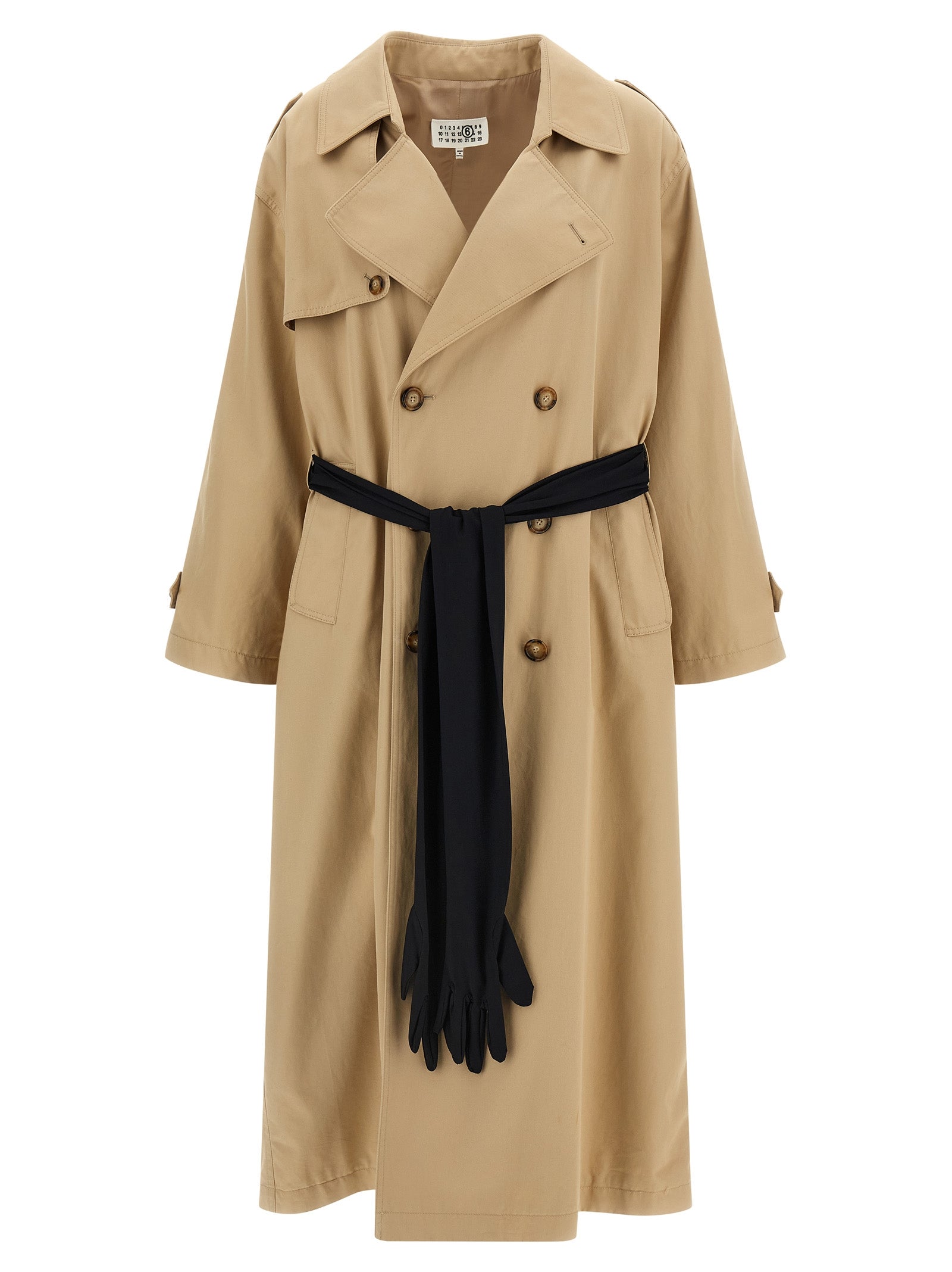 Beige Cotton Coat