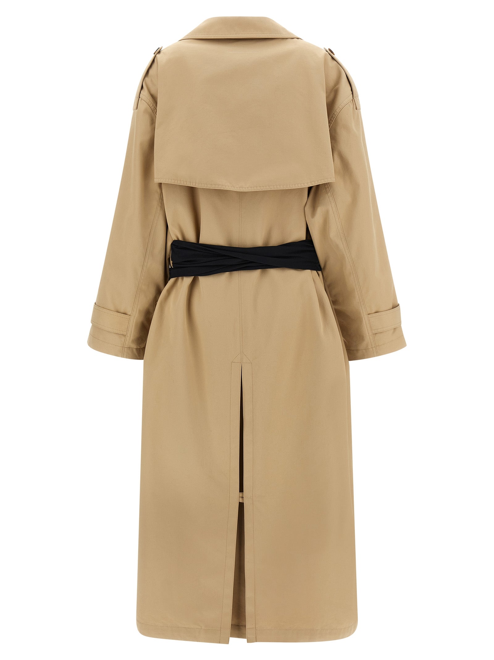 Beige Cotton Coat
