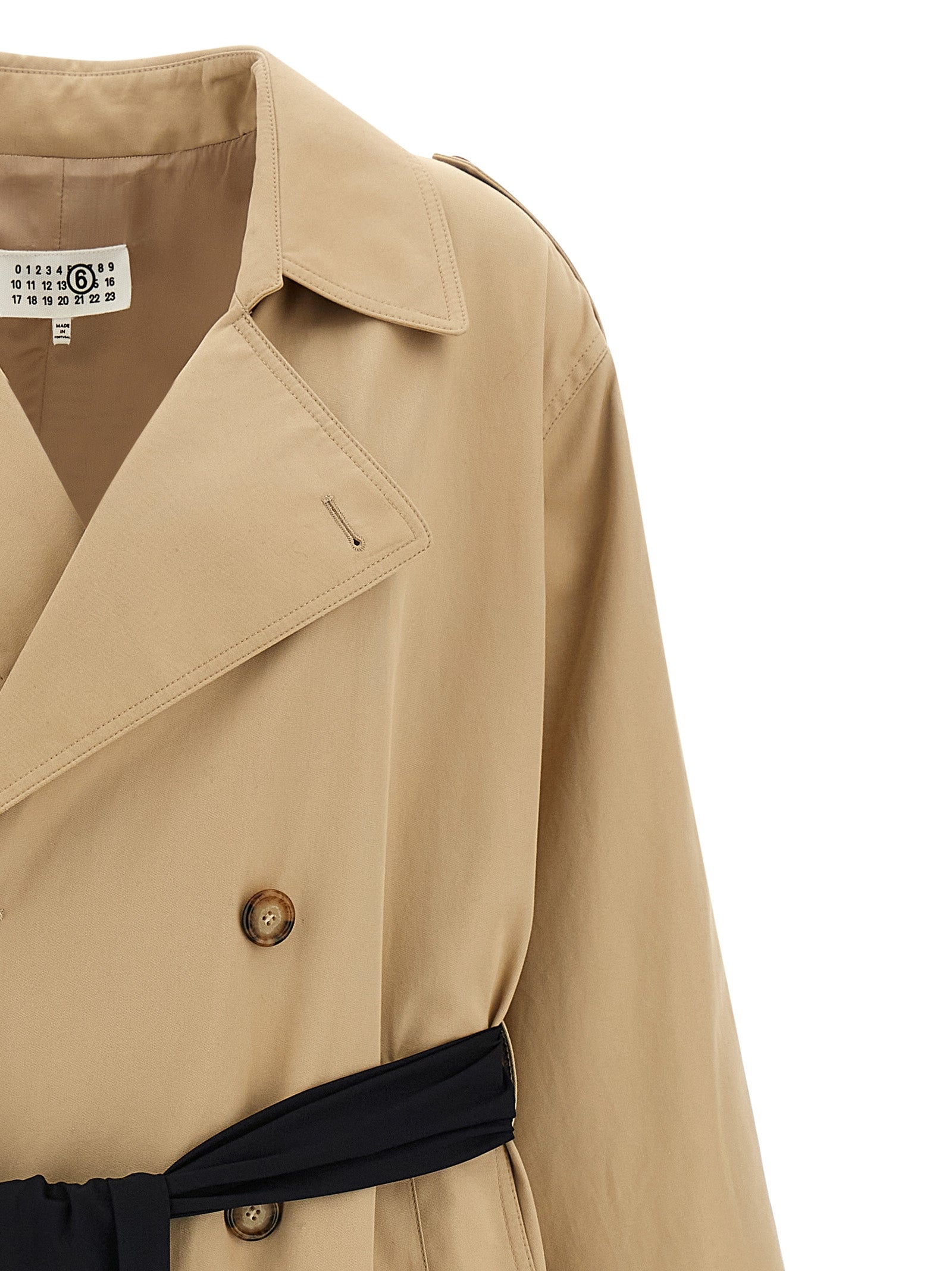 Beige Cotton Coat