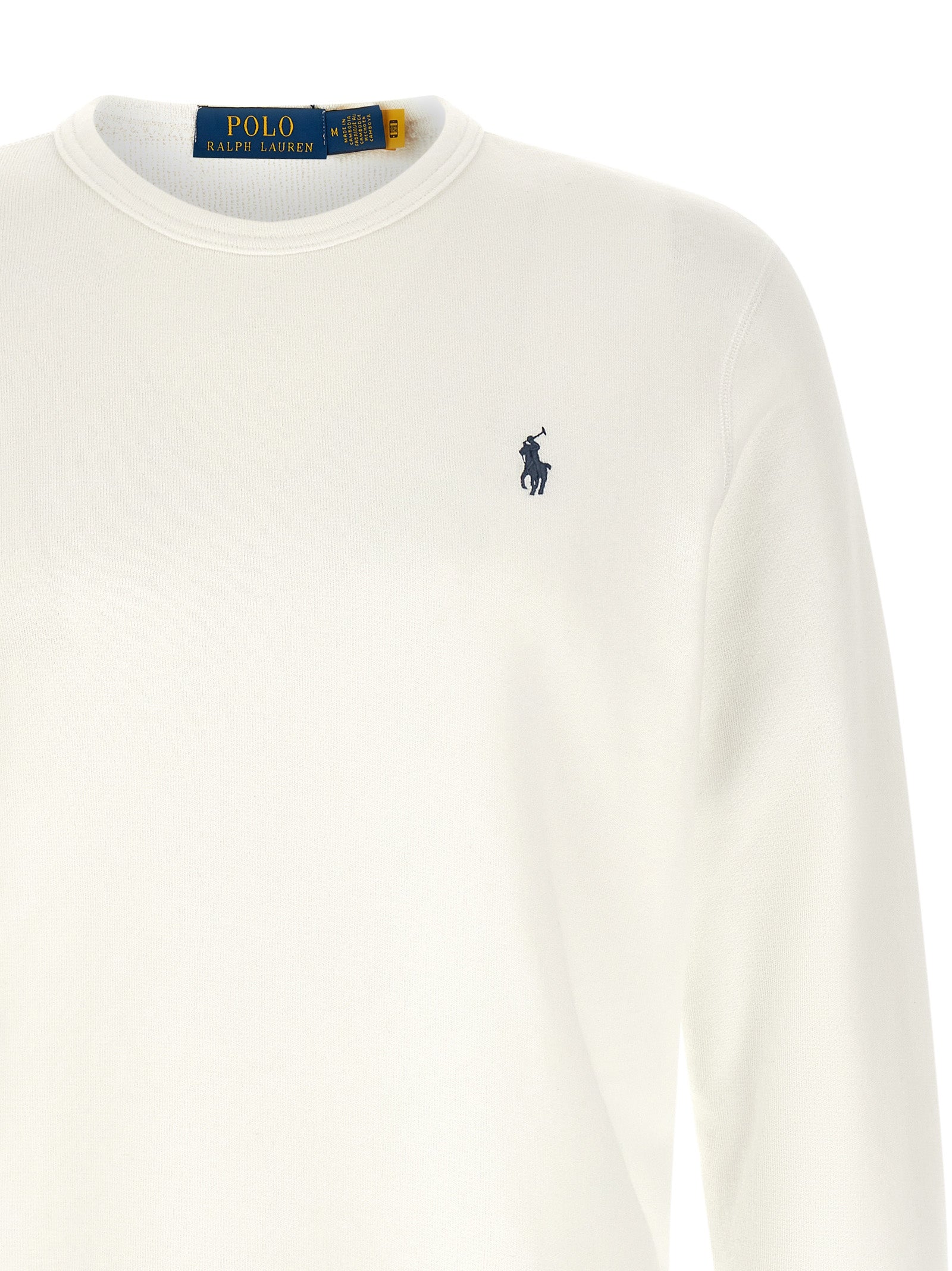 White Cotton Sweatshirt