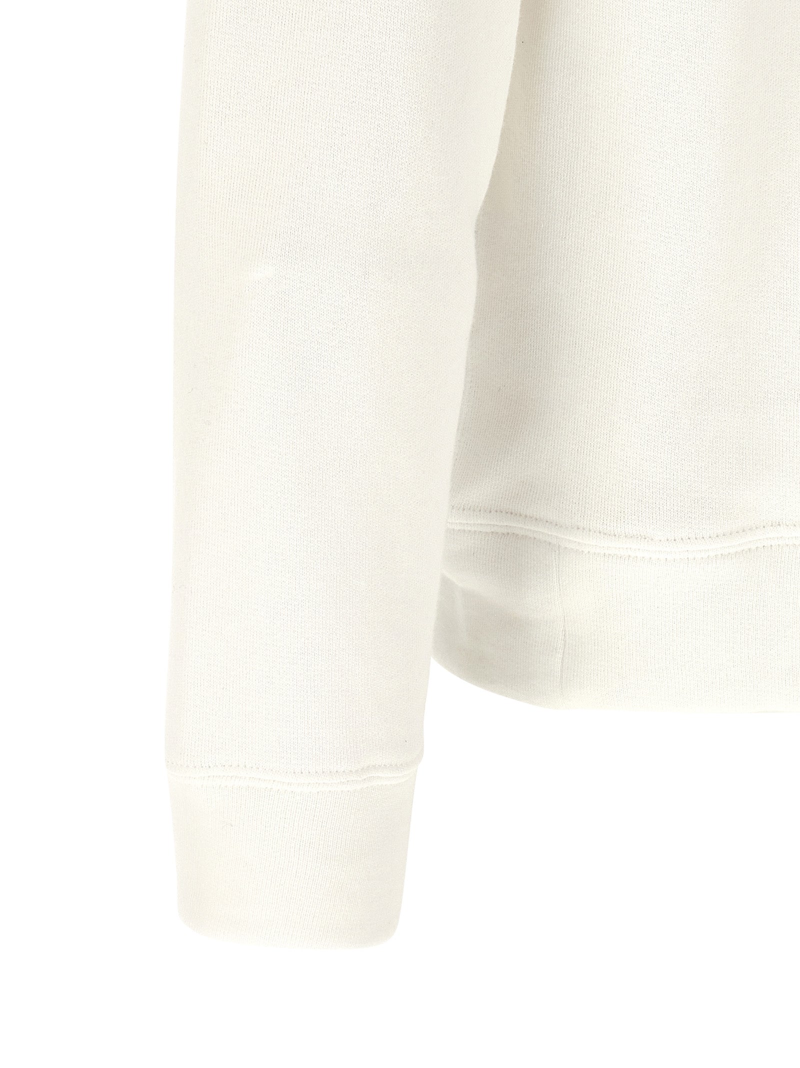 White Cotton Sweatshirt