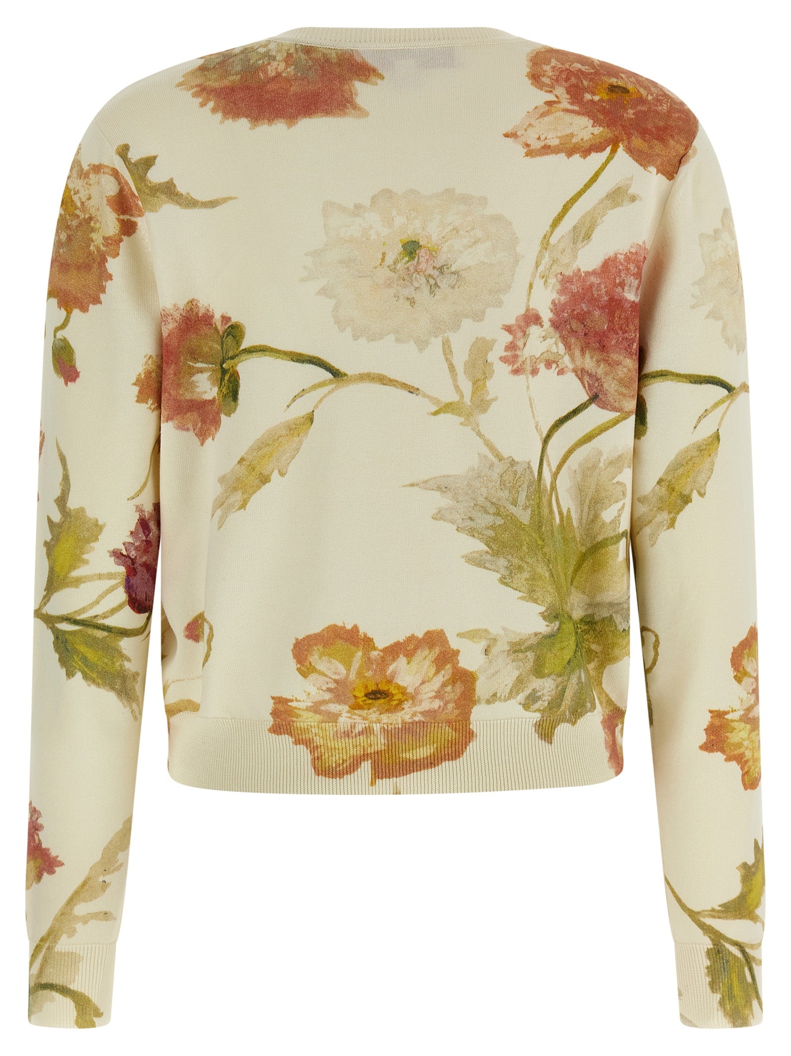 White Silk Cardigan