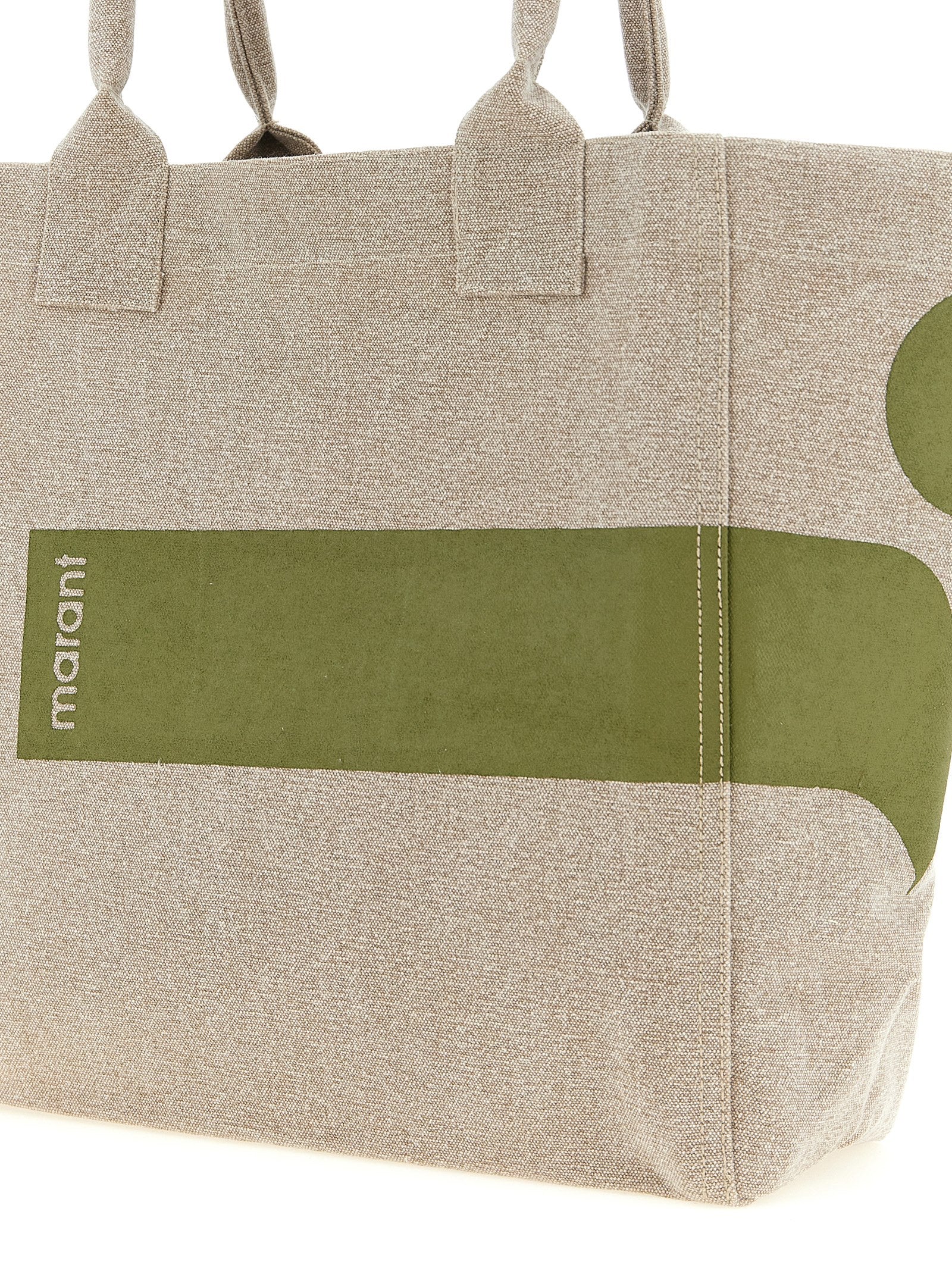 Bicolor Cotton Tote Bag