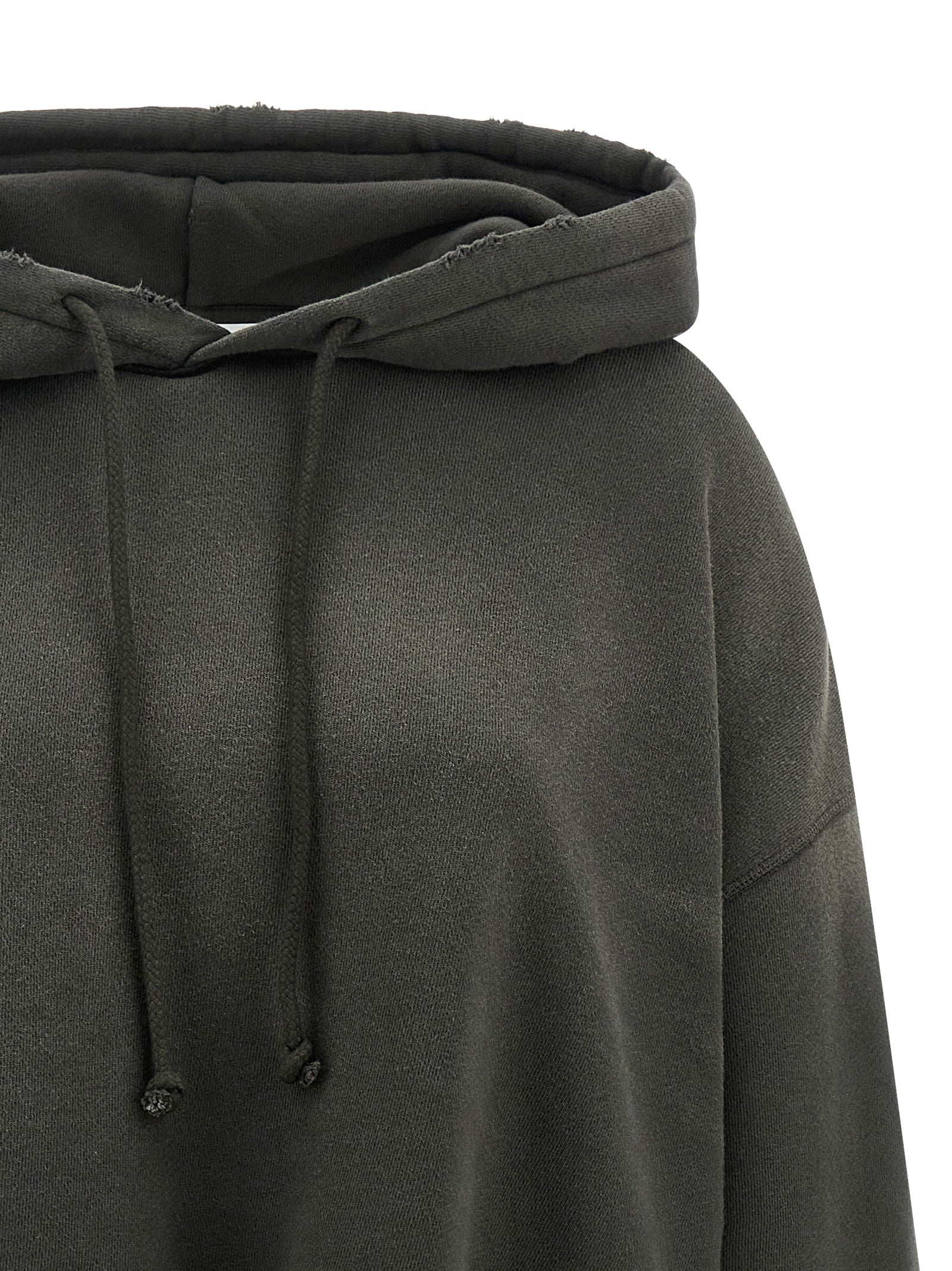 Gray Cotton Hoodie
