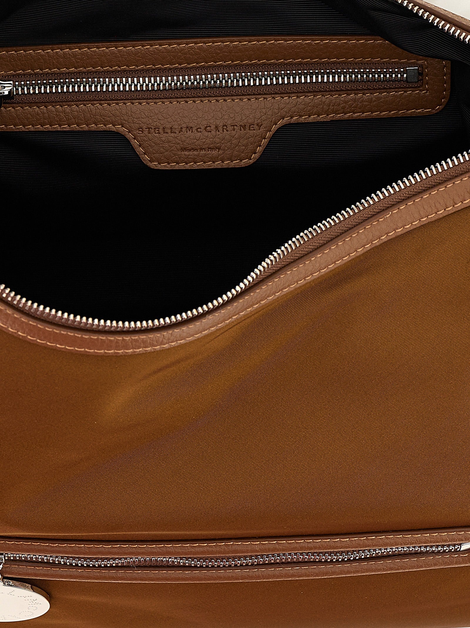 Brown Polyamide Shoulder Bag